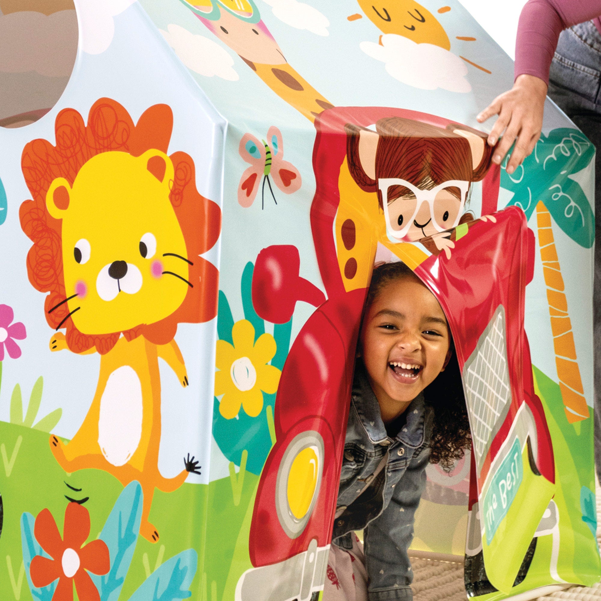 Casita de juegos INTEX Animales de la jungla