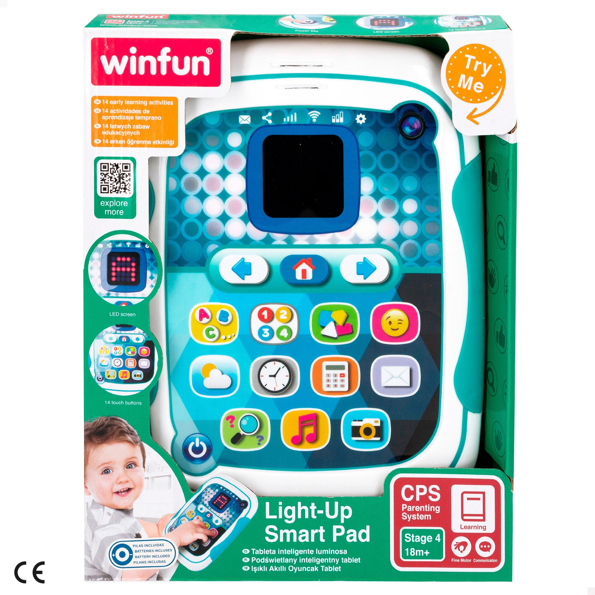 Winfun Tablet interactiva luces y sonidos