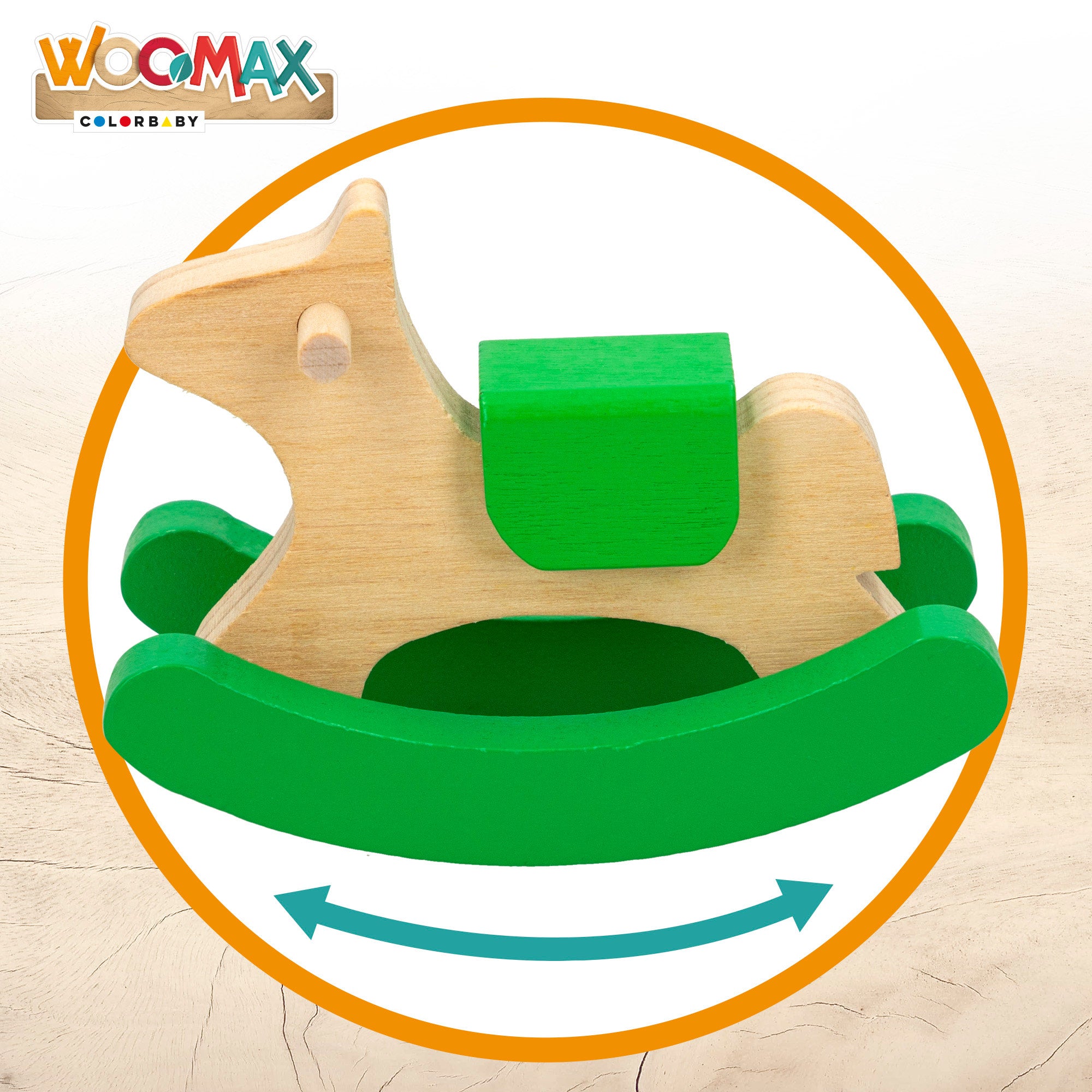 WOOMAX Set mobiliario casa de muñecas madera