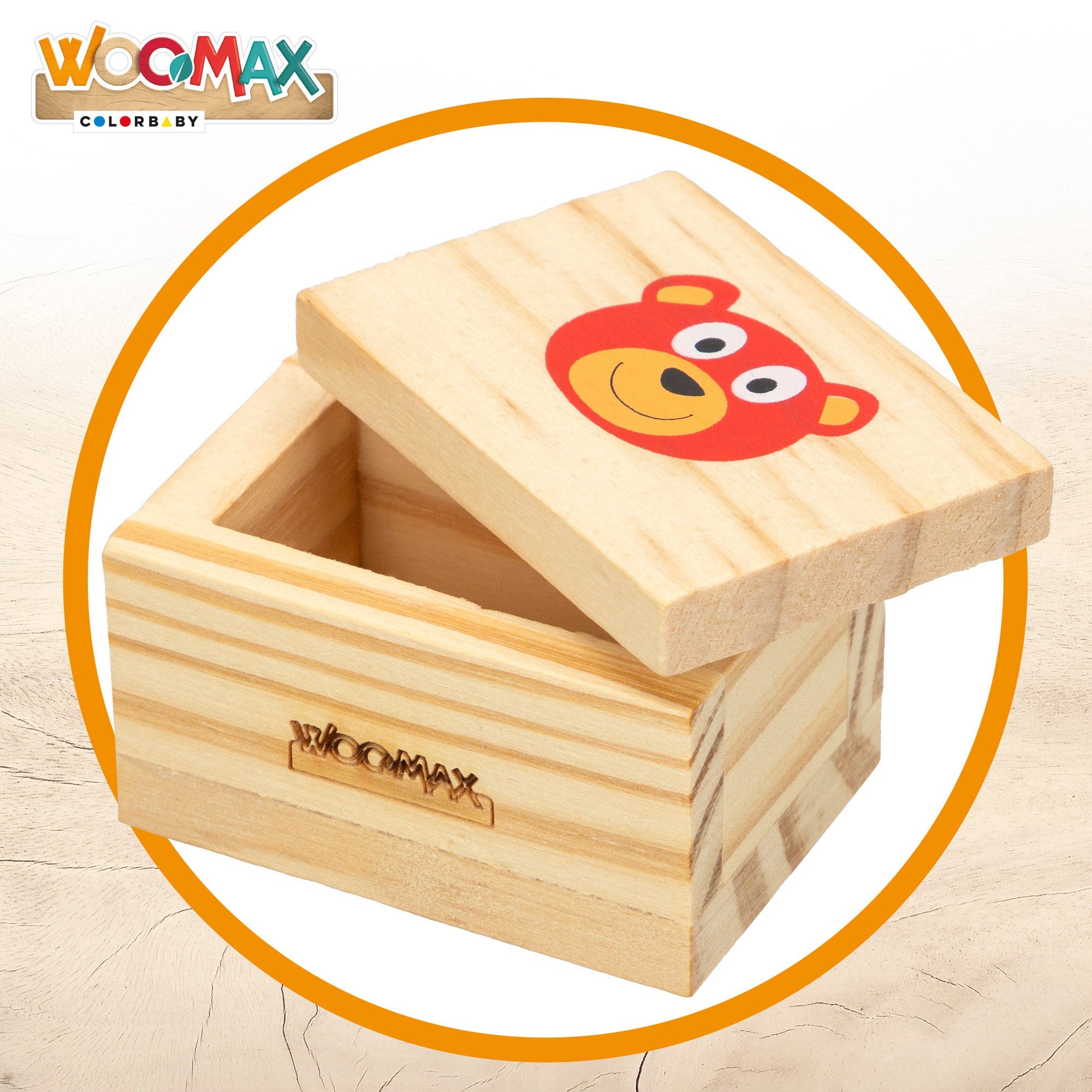 WOOMAX Set mobiliario casa de muñecas madera