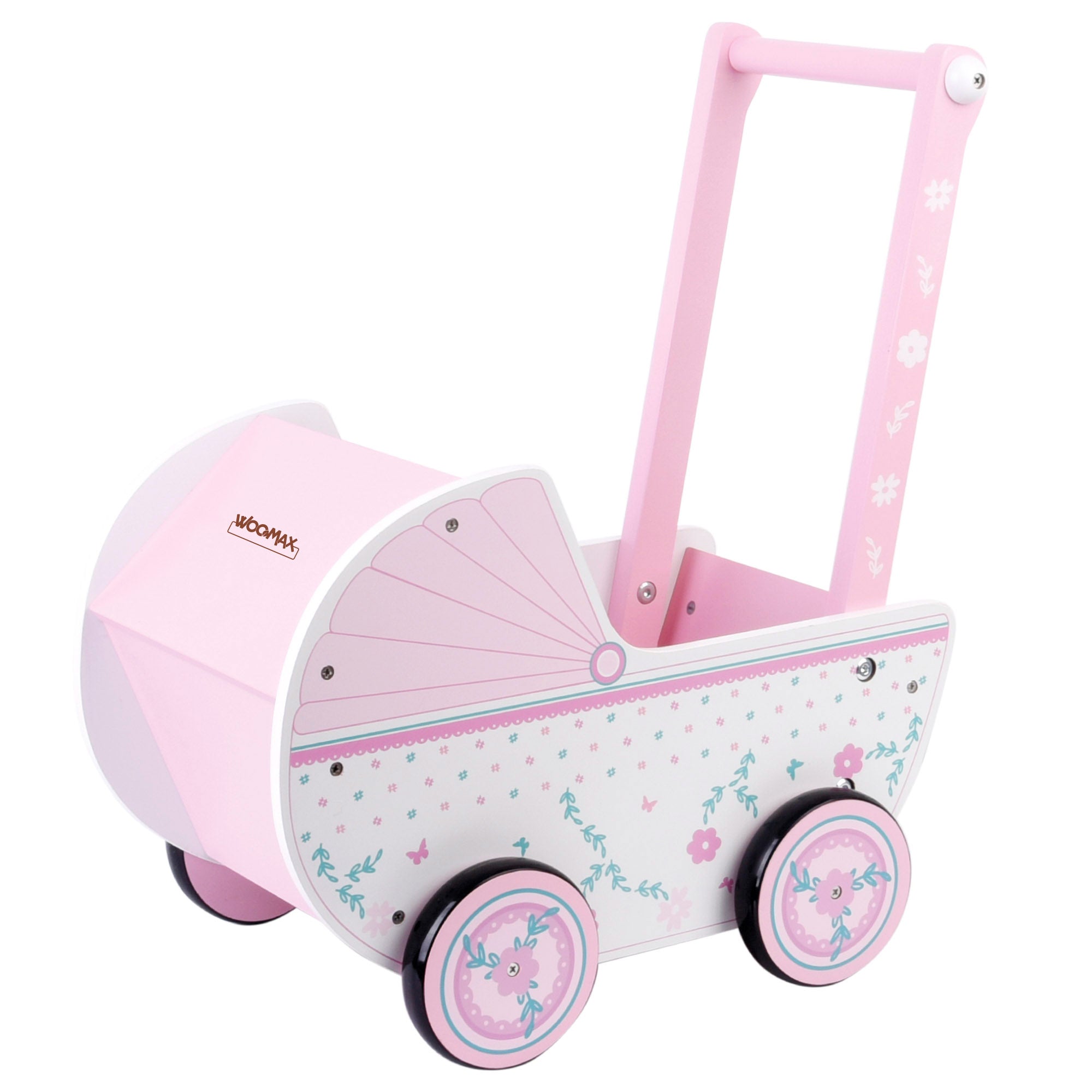 WOOMAX Carrito de muñecas madera