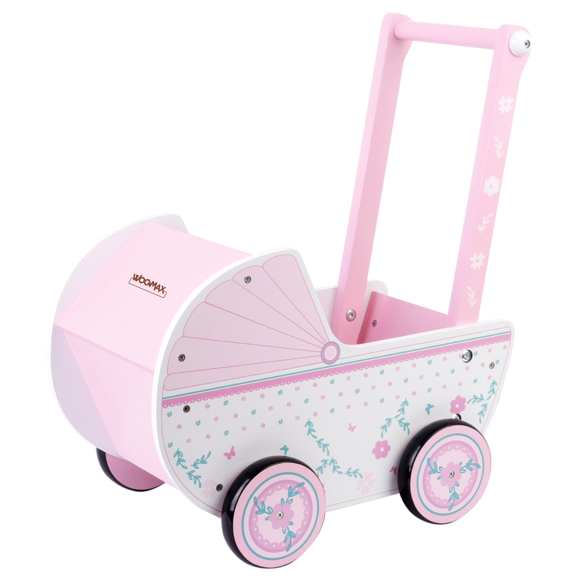 WOOMAX Carrito de muñecas madera