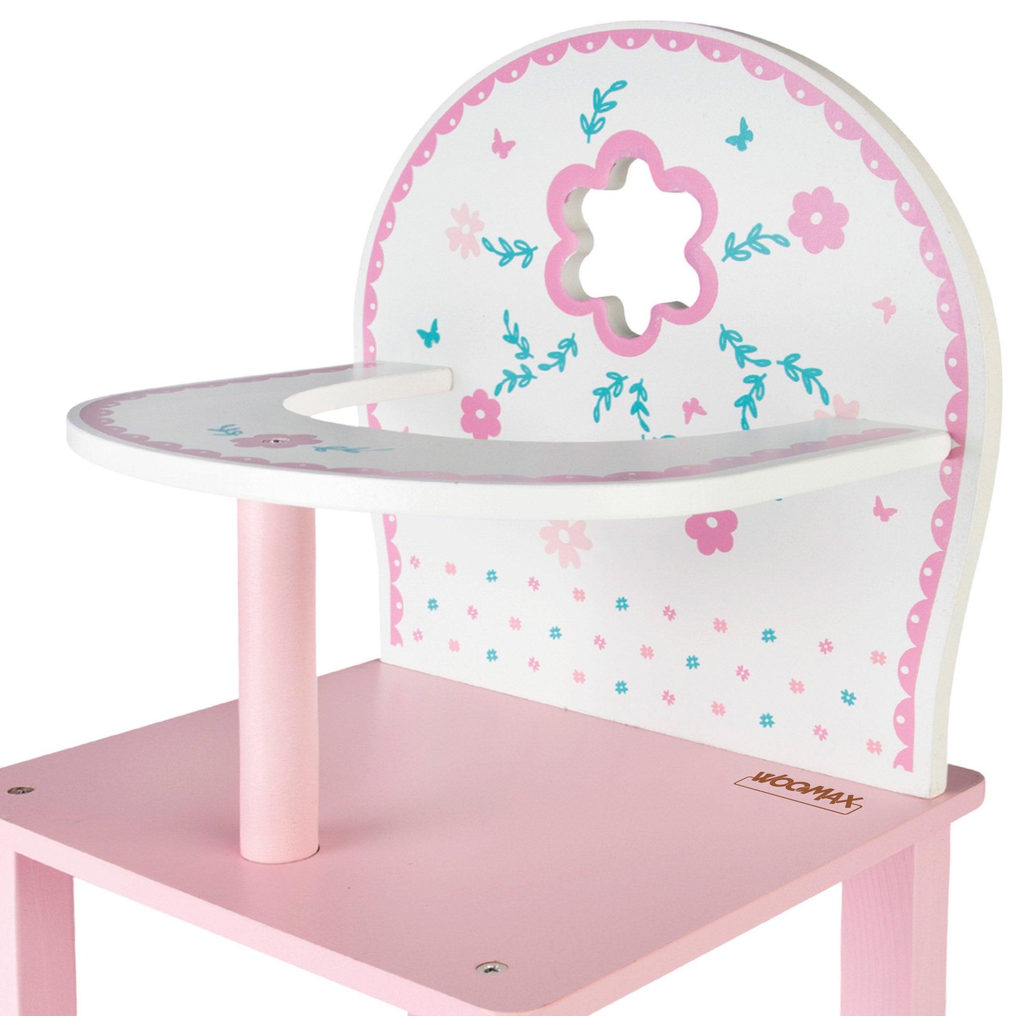 WOOMAX Trona para muñecas de madera