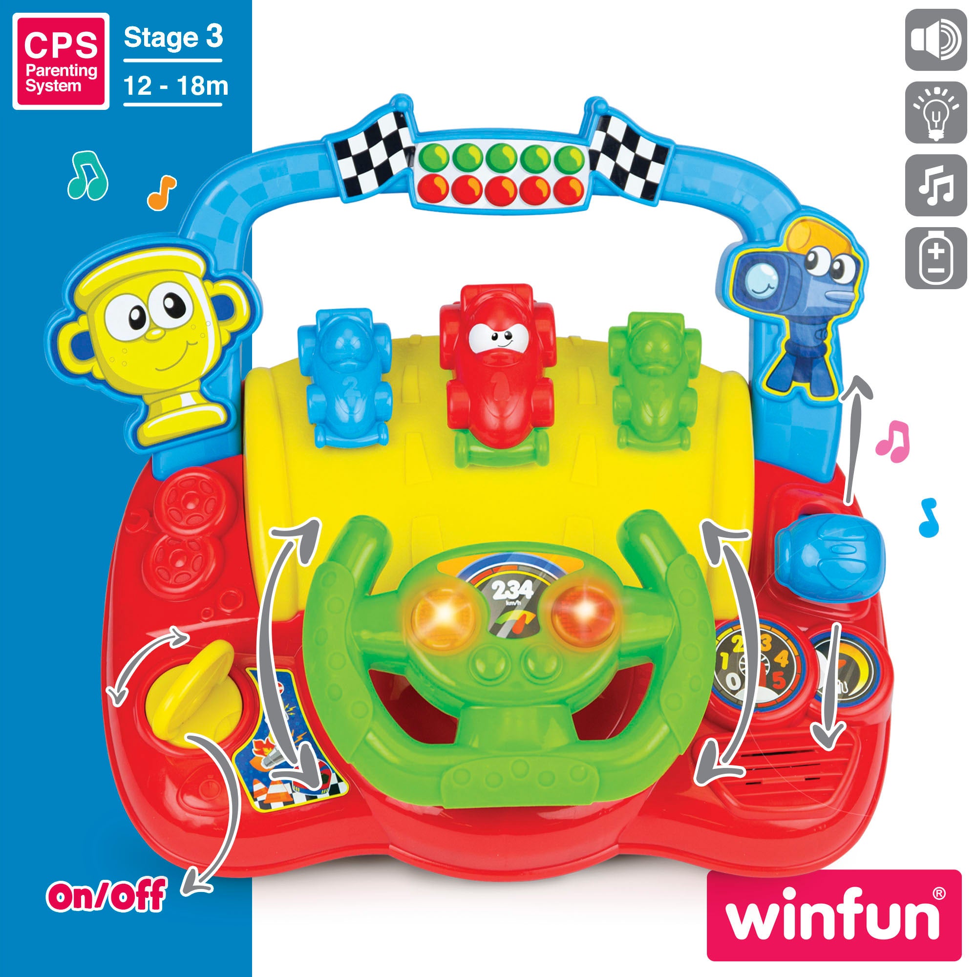 Winfun Volante simulador de conducción