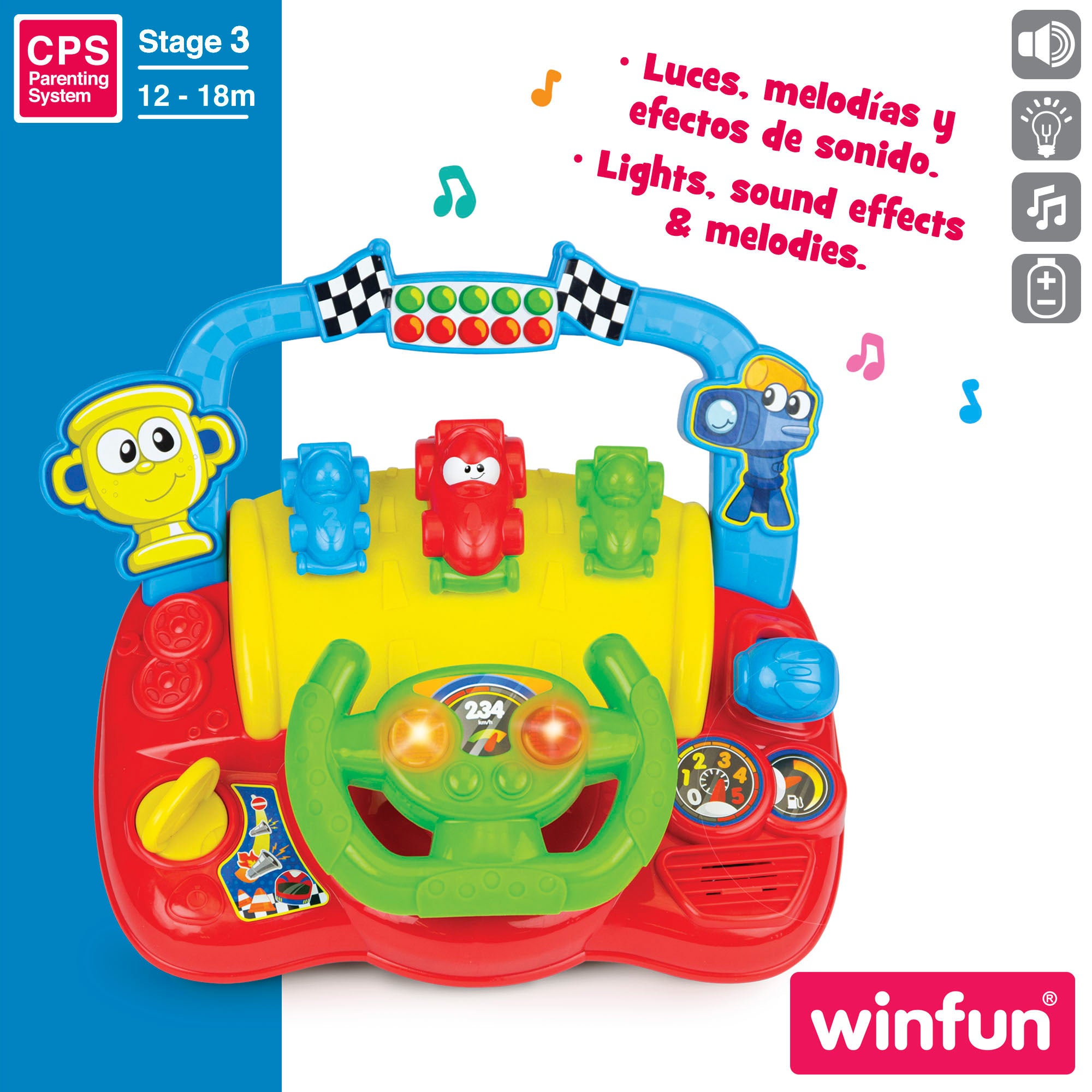 Winfun Volante simulador de conducción