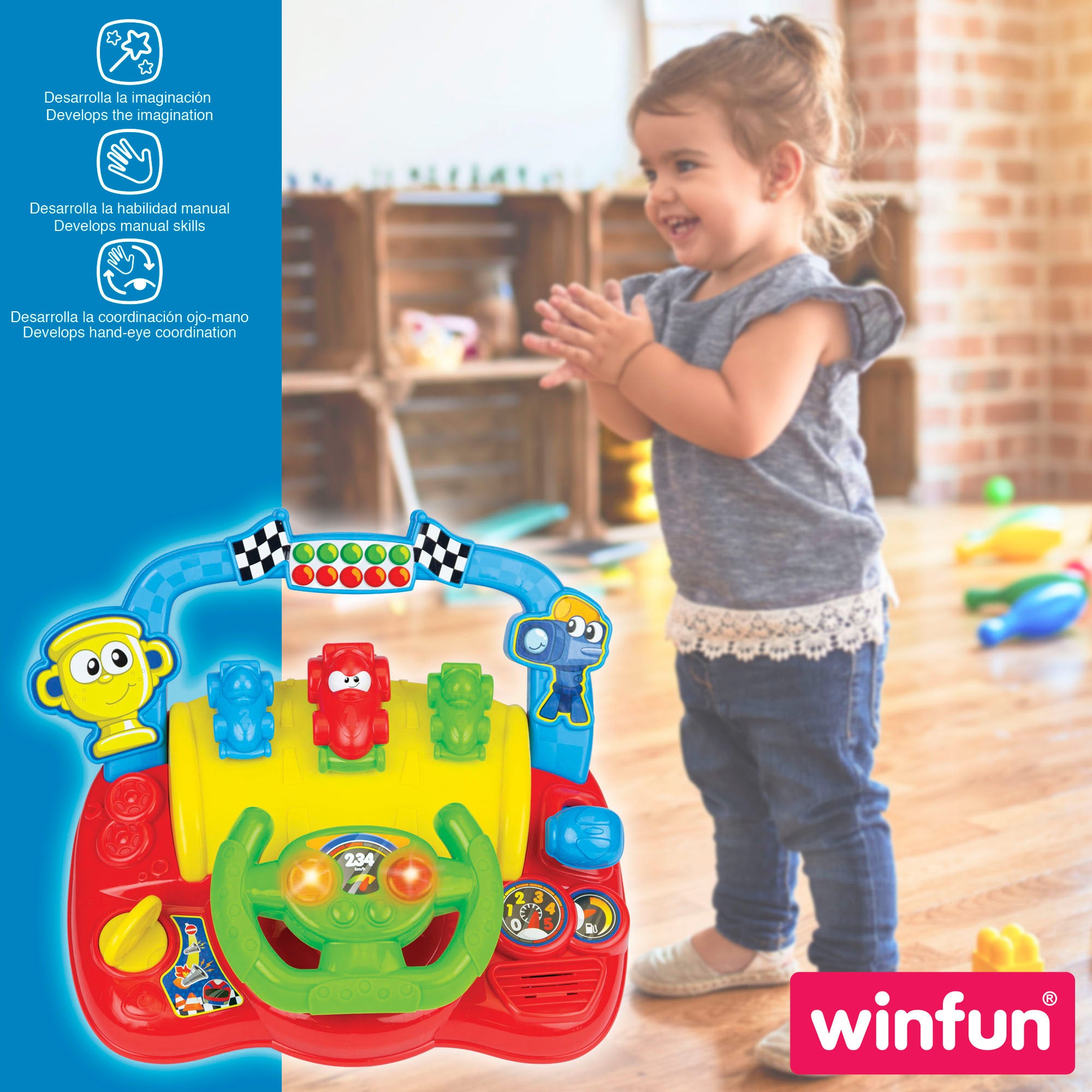 Winfun Volante simulador de conducción