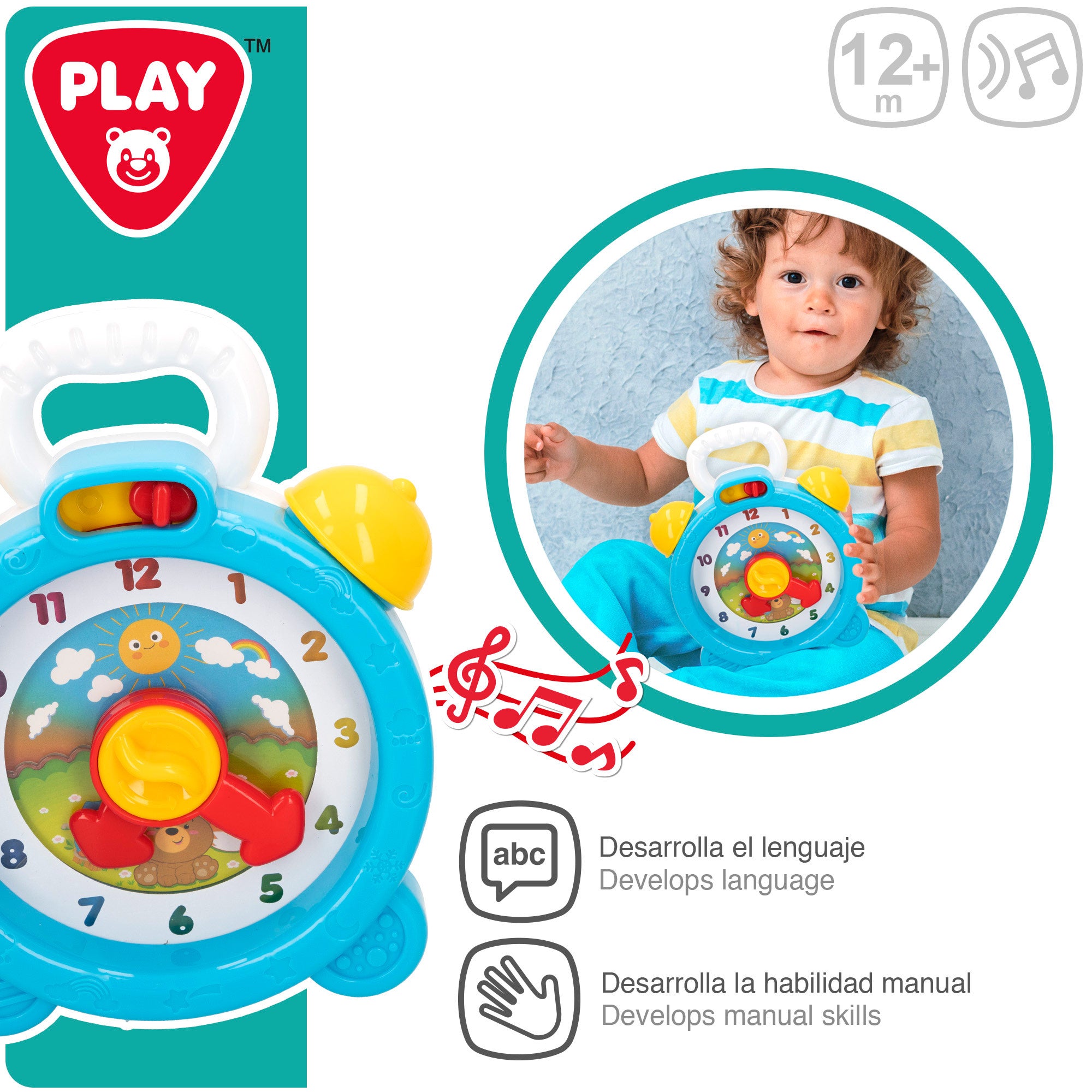 PLAY Reloj musical para bebés