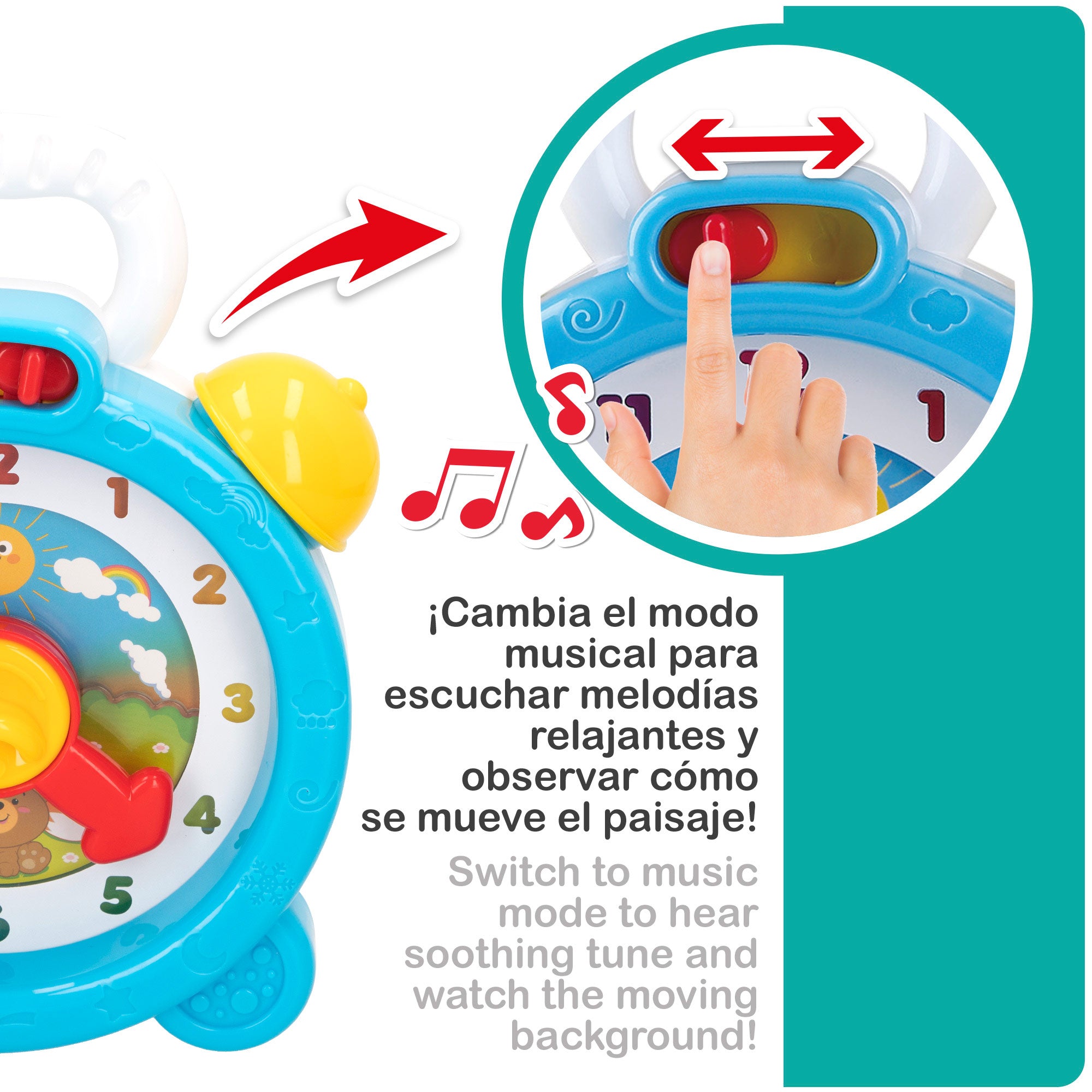PLAY Reloj musical para bebés