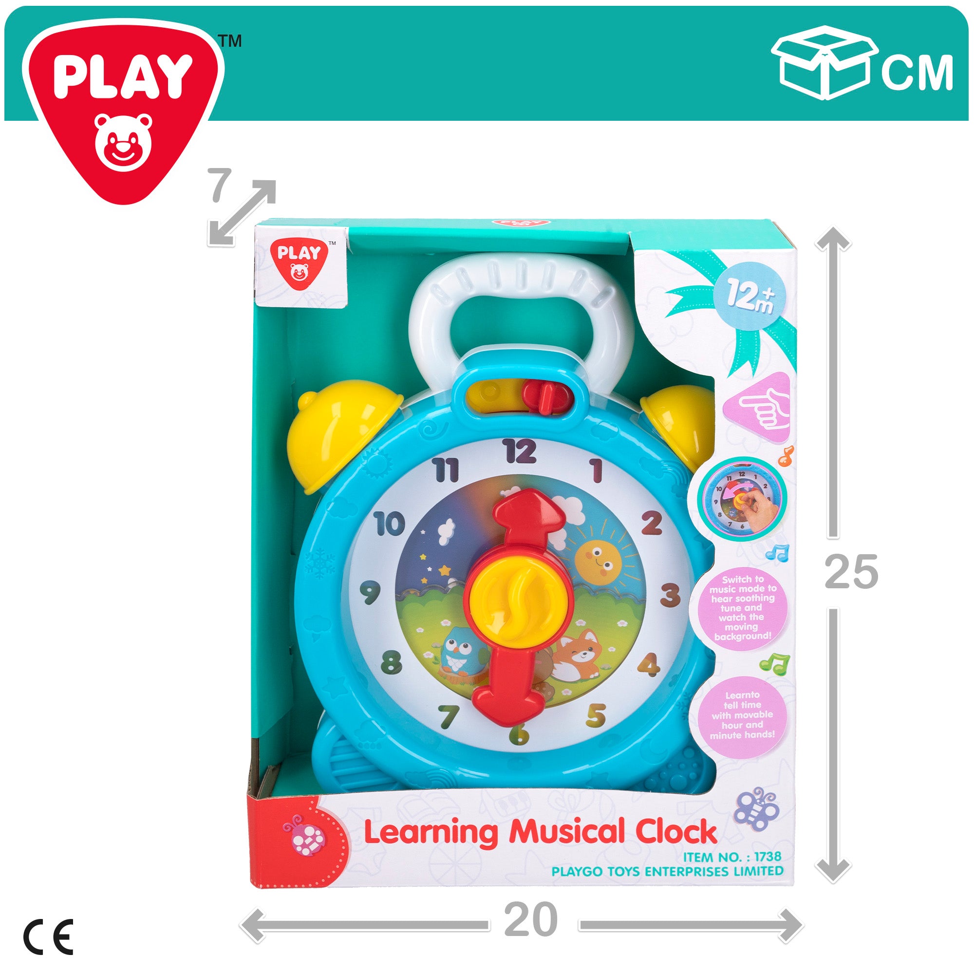 PLAY Reloj musical para bebés