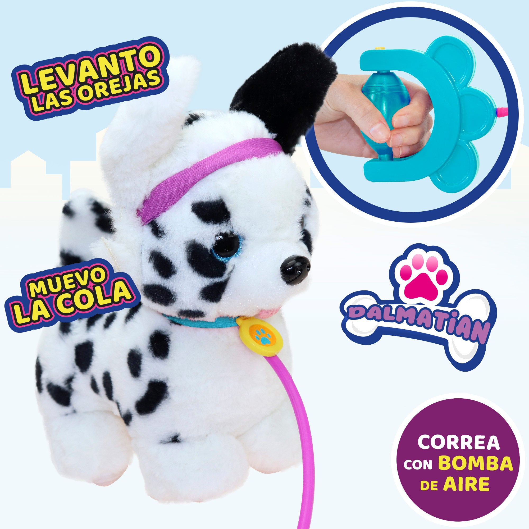 Sprint Dalmatian Perrito dálmata de peluche con sonidos