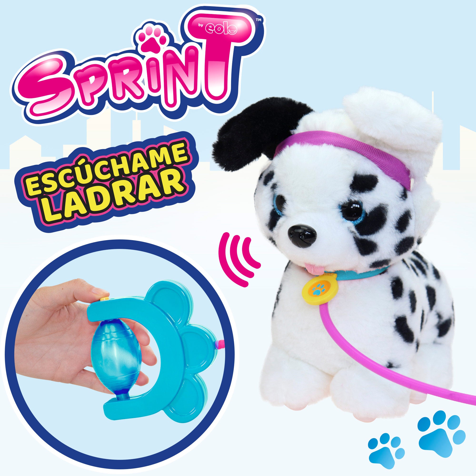 Sprint Dalmatian Perrito dálmata de peluche con sonidos