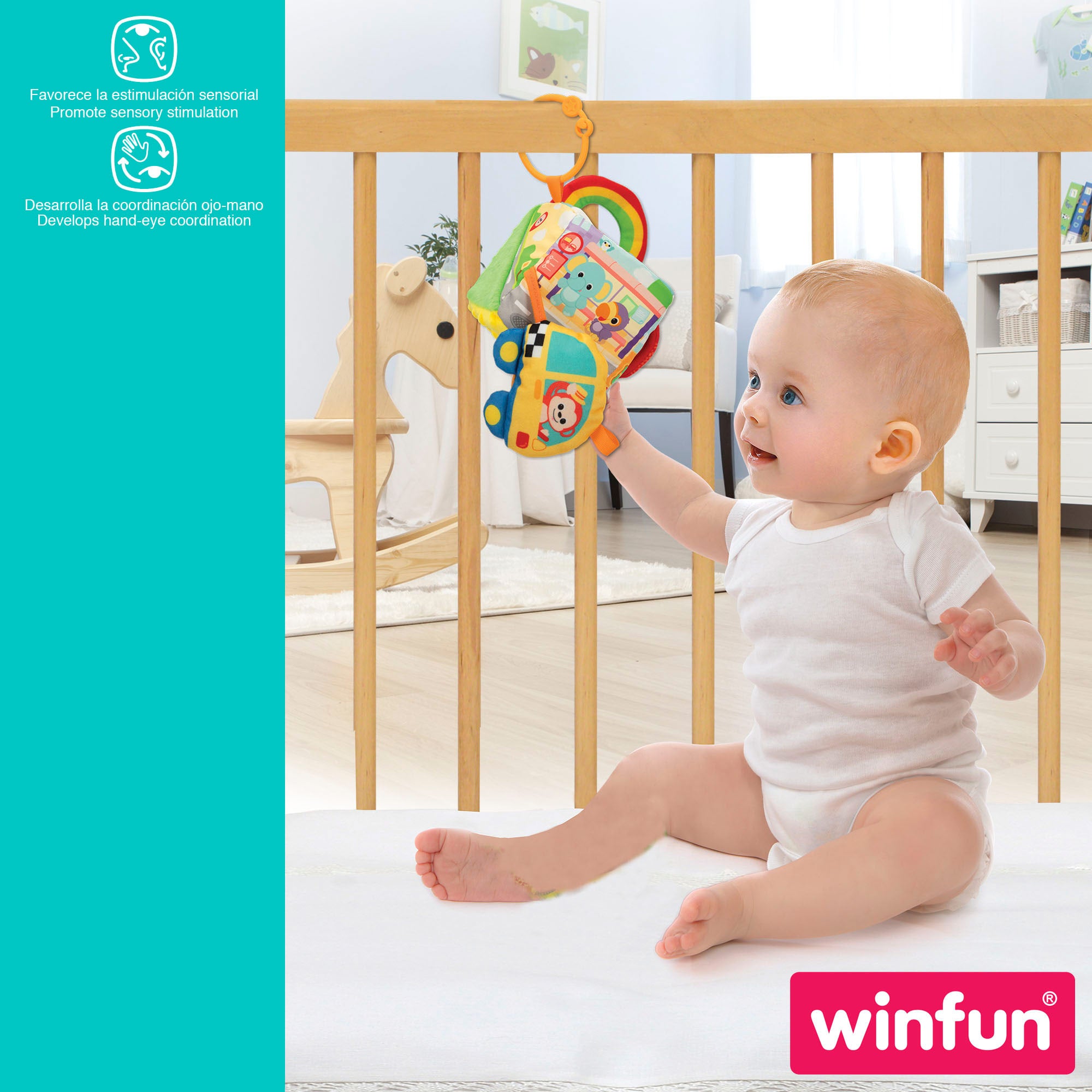 Winfun Cubo de actividades de peluche
