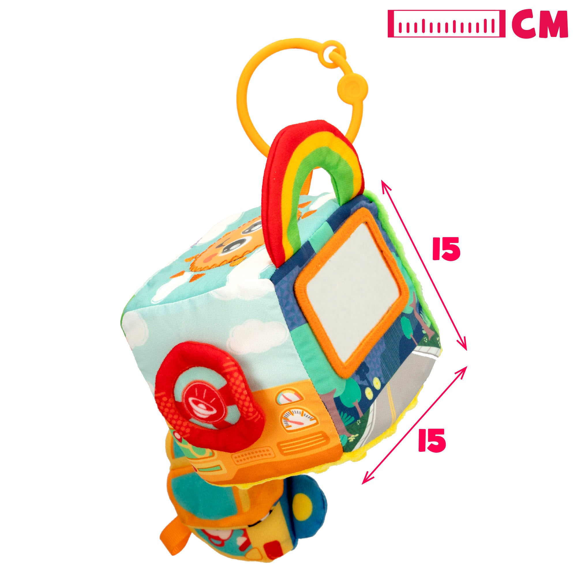 Winfun Cubo de actividades de peluche