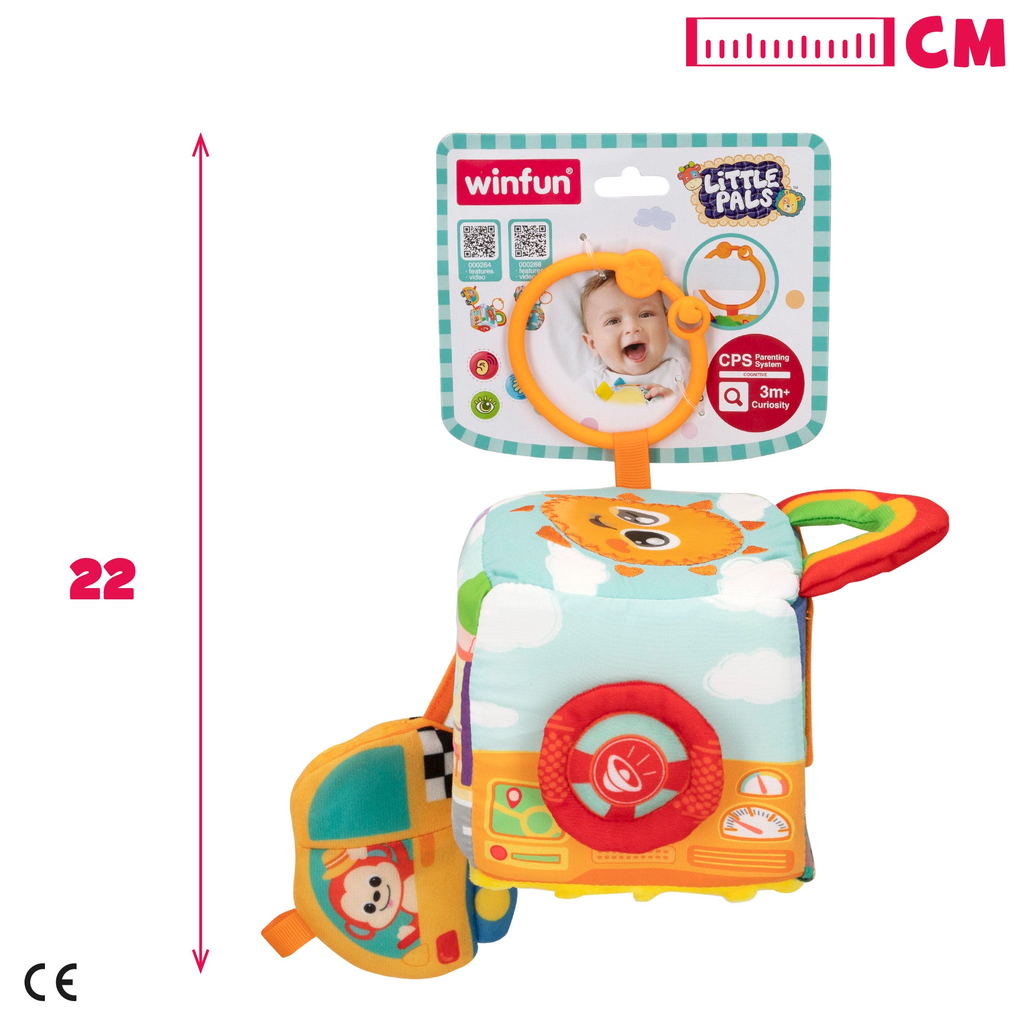 Winfun Cubo de actividades de peluche