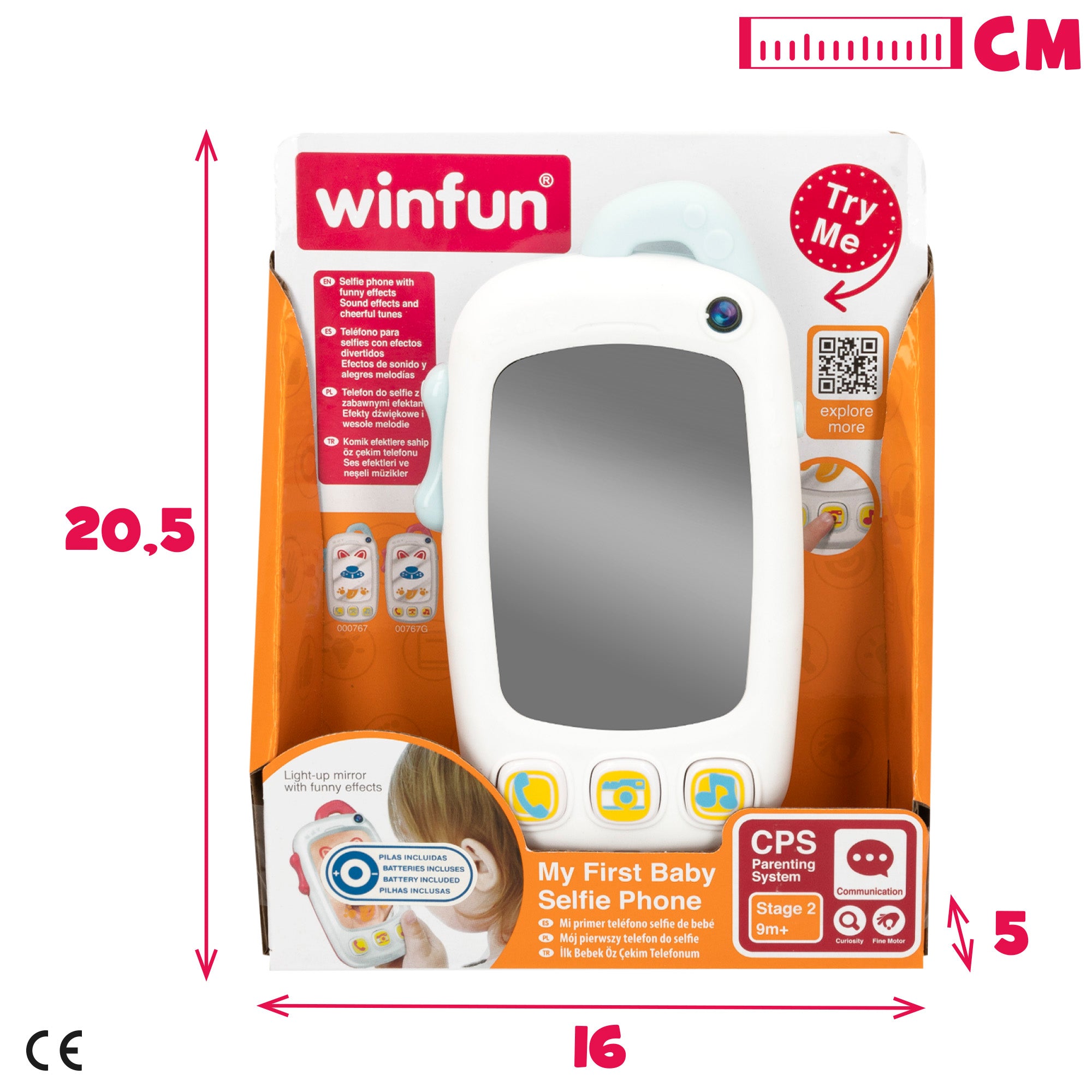 Winfun Teléfono móvil musical para bebés
