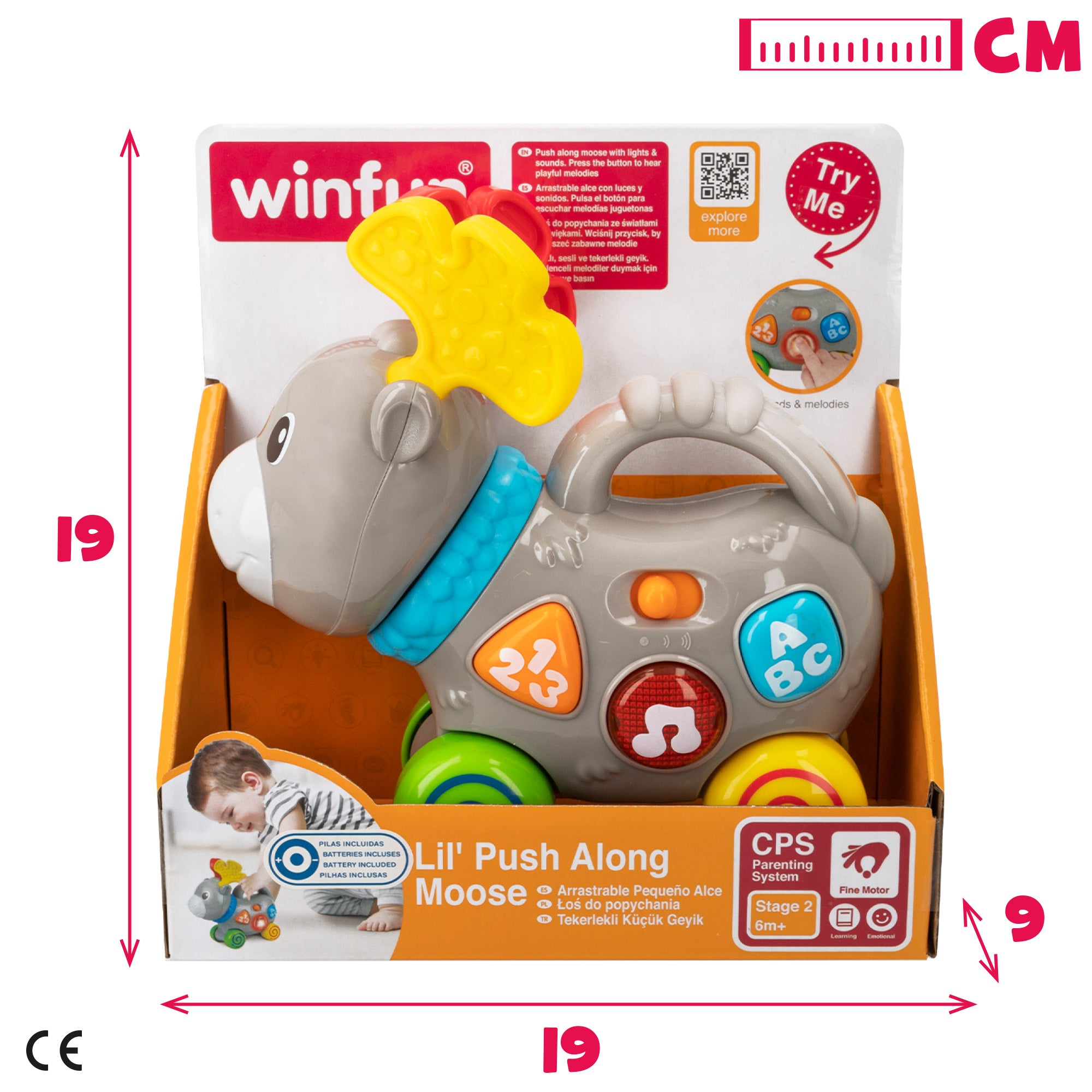 Winfun Arrastre musical alce