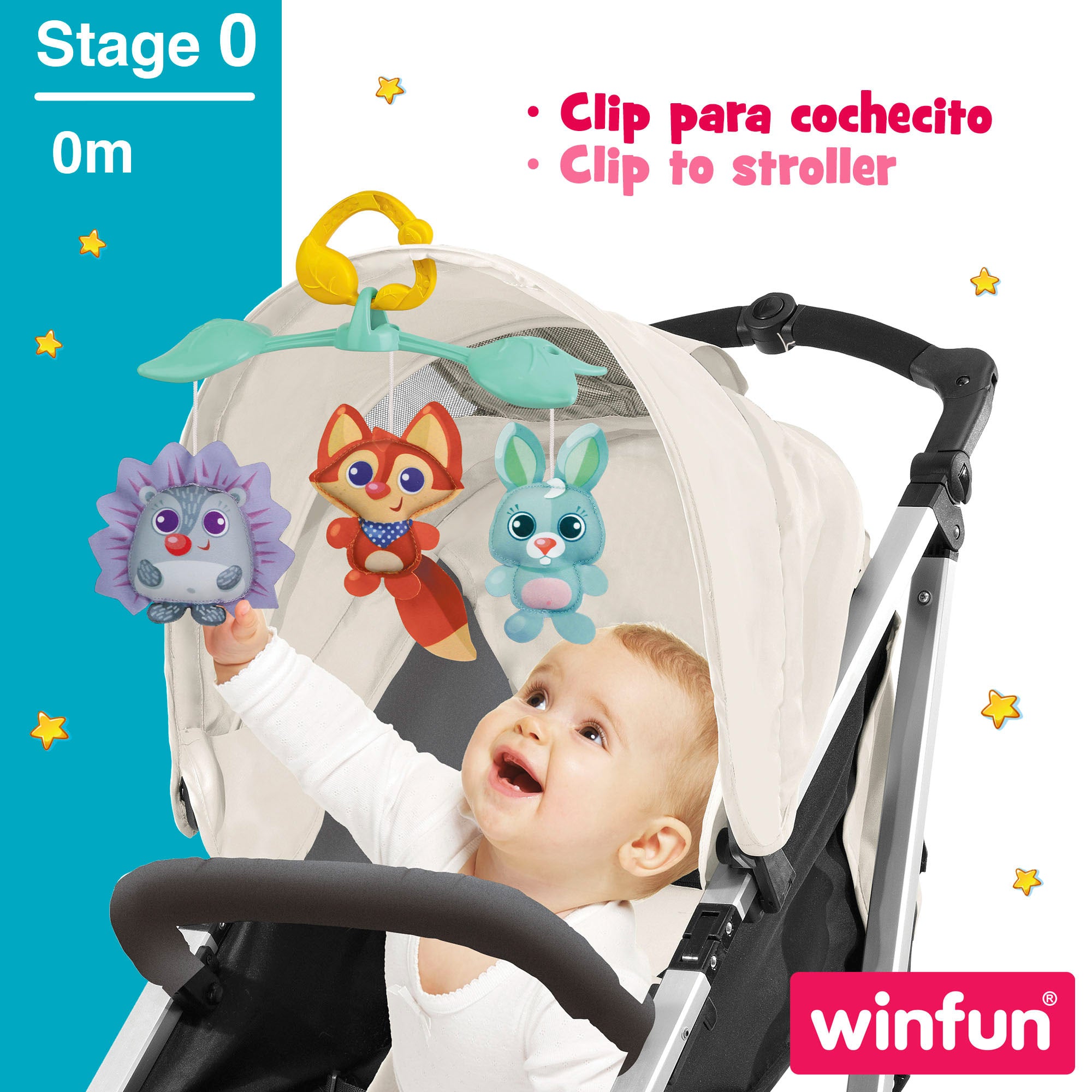 Winfun Móvil cuna relajante 3 en 1