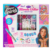 Shimmer 'n Sparkle Set de purpurina para uñas, cuerpo y pelo