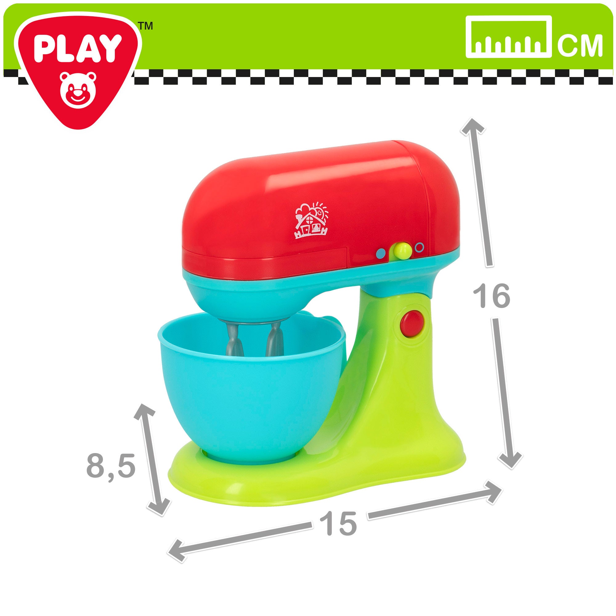 PLAY Batidora eléctrica con accesorios