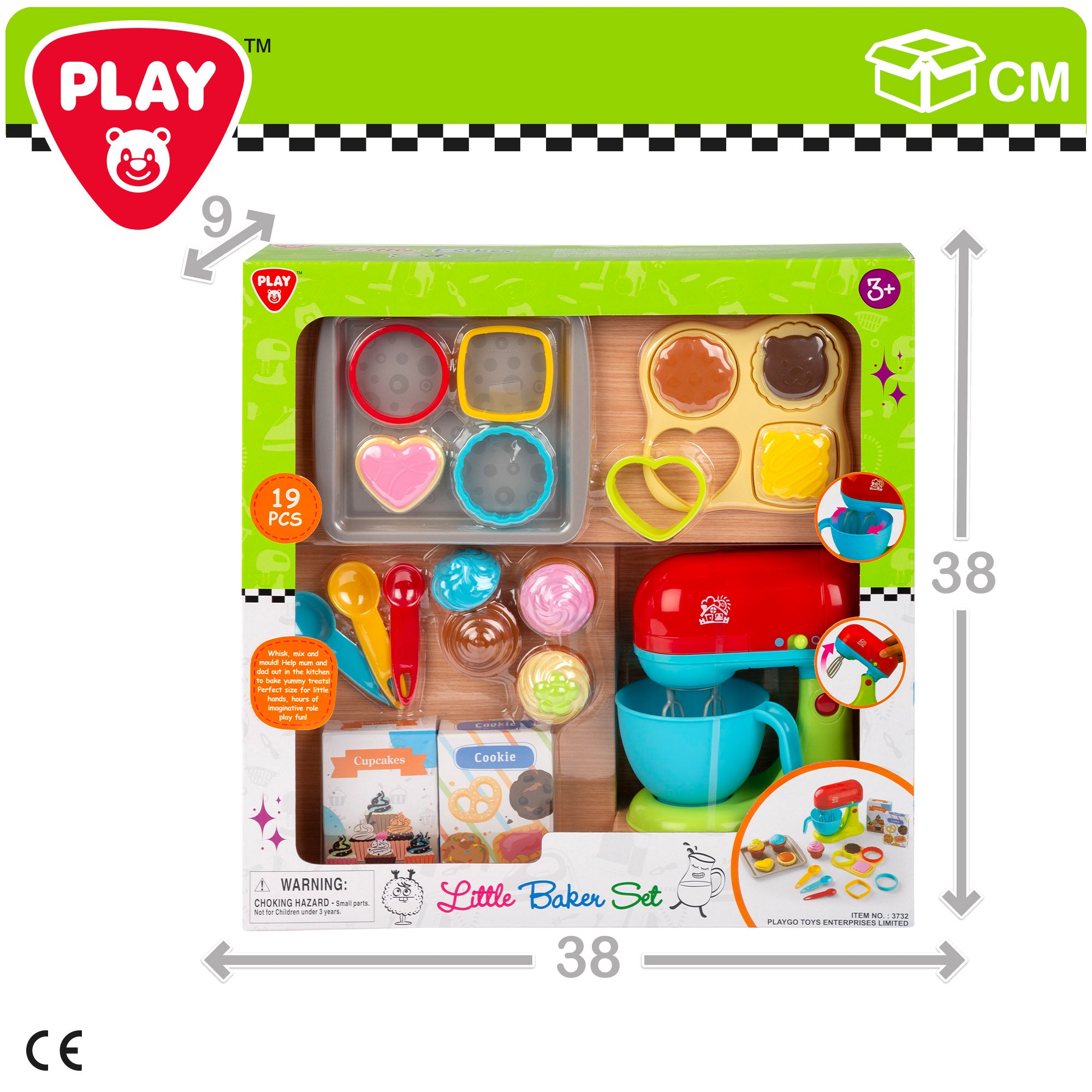 PLAY Batidora eléctrica con accesorios