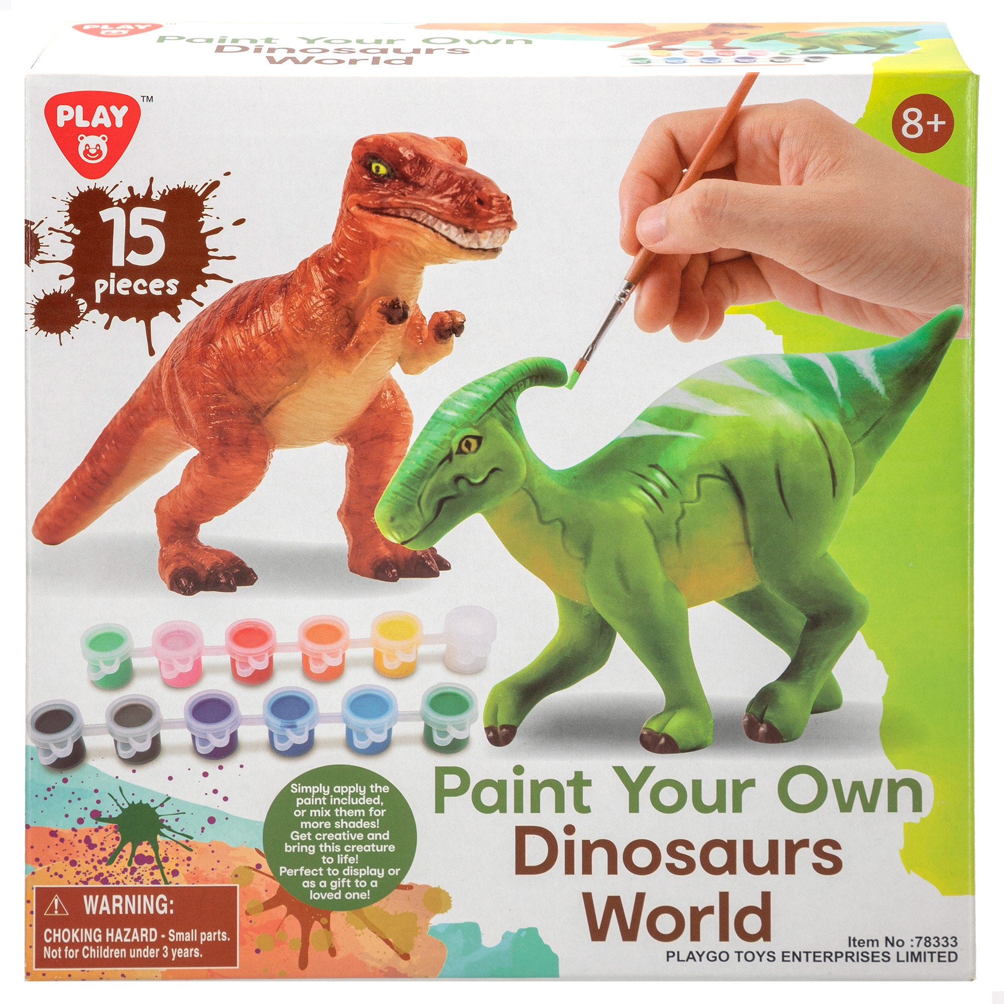 PLAY Set de pintura dinosaurio