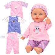 Bebé blandito con ropa Colorbaby's