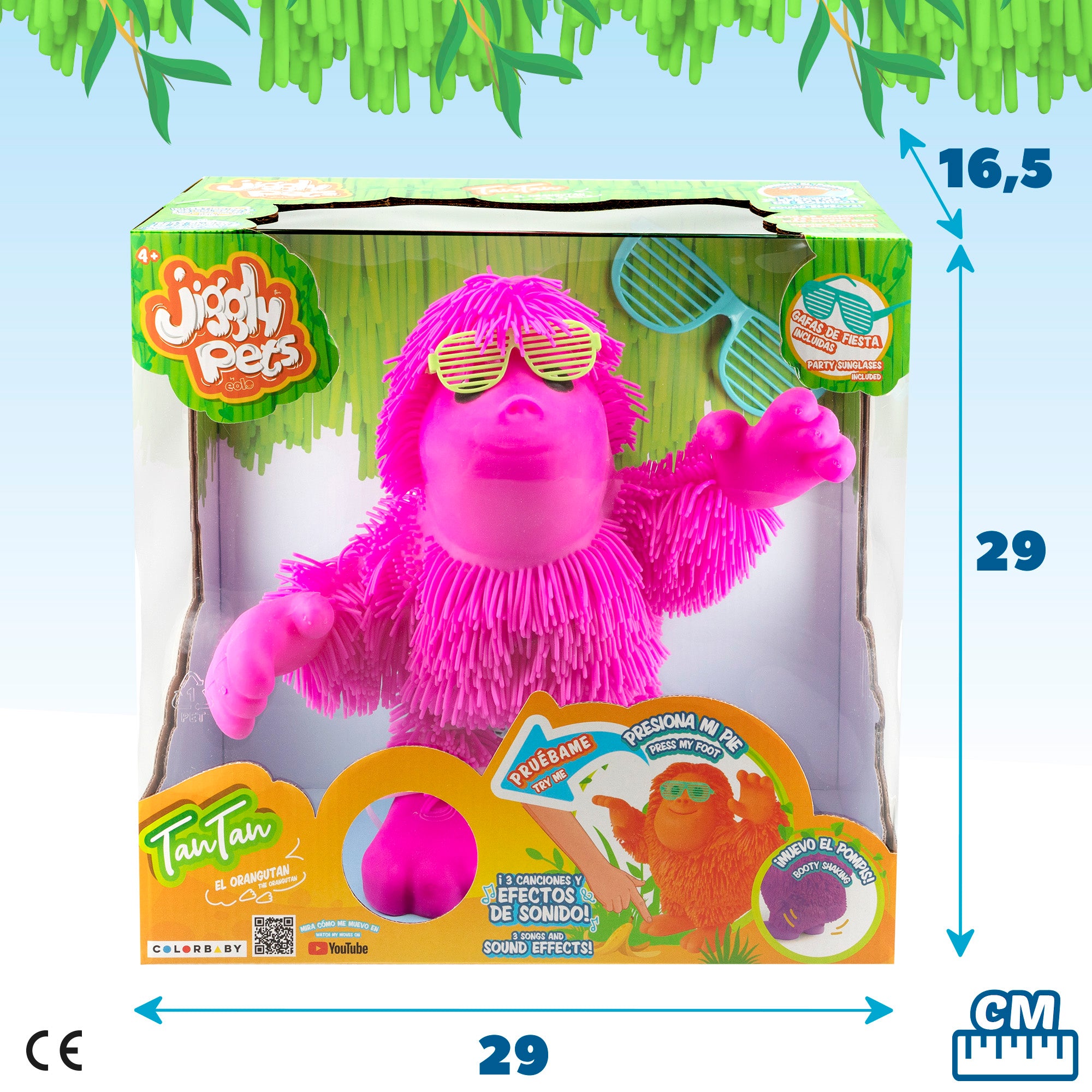Jiggly Pets Tan Tan el Orangután bailarín