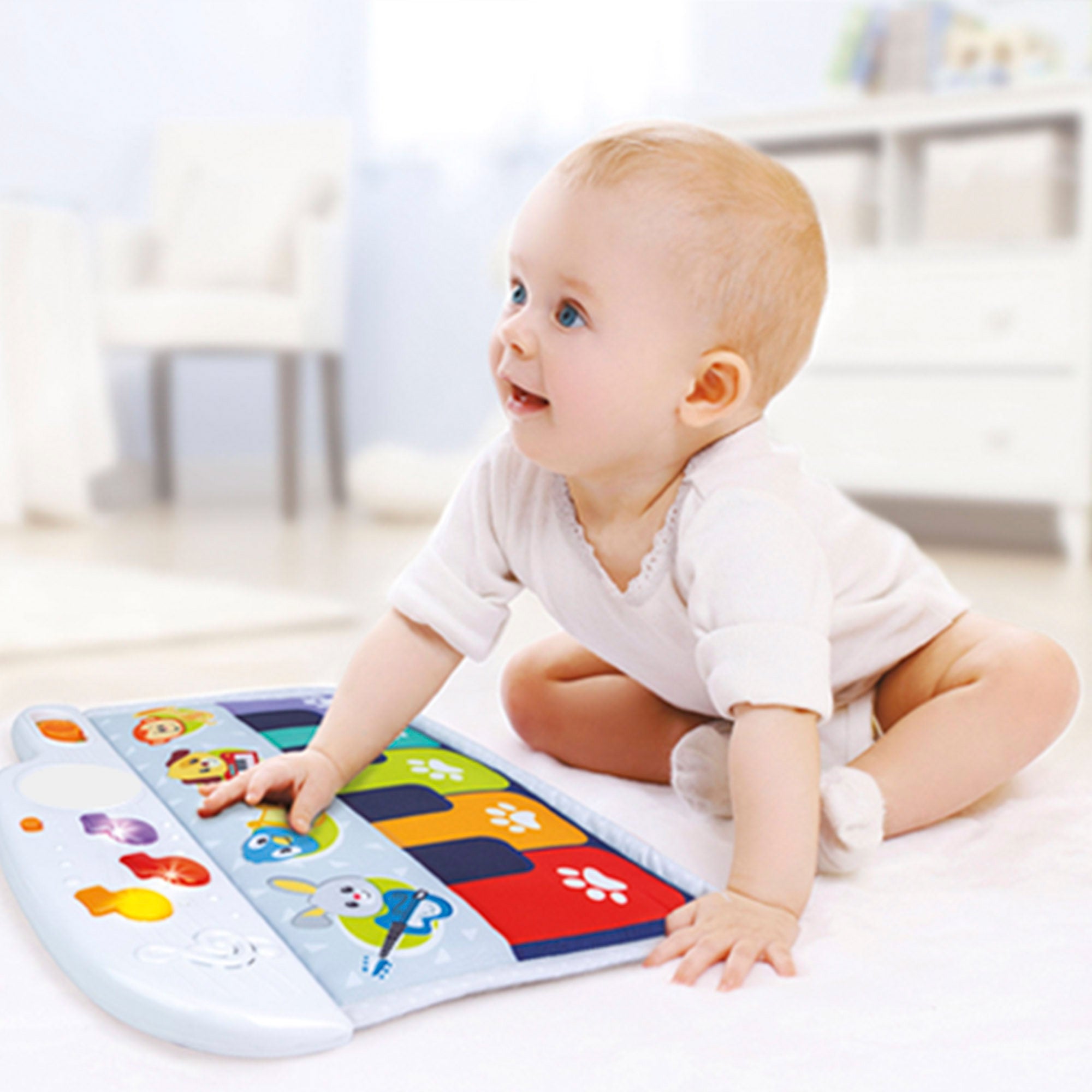 Winfun Piano para bebés c/luz y sonido