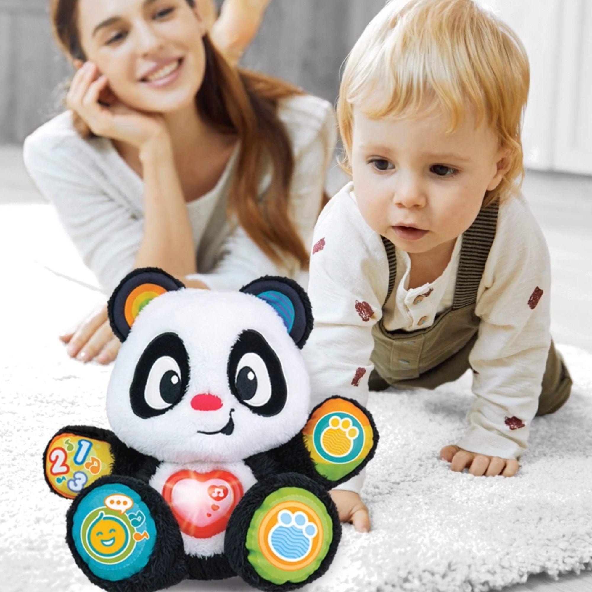 Winfun Osito peluche bebé oso panda Aprende Conmigo