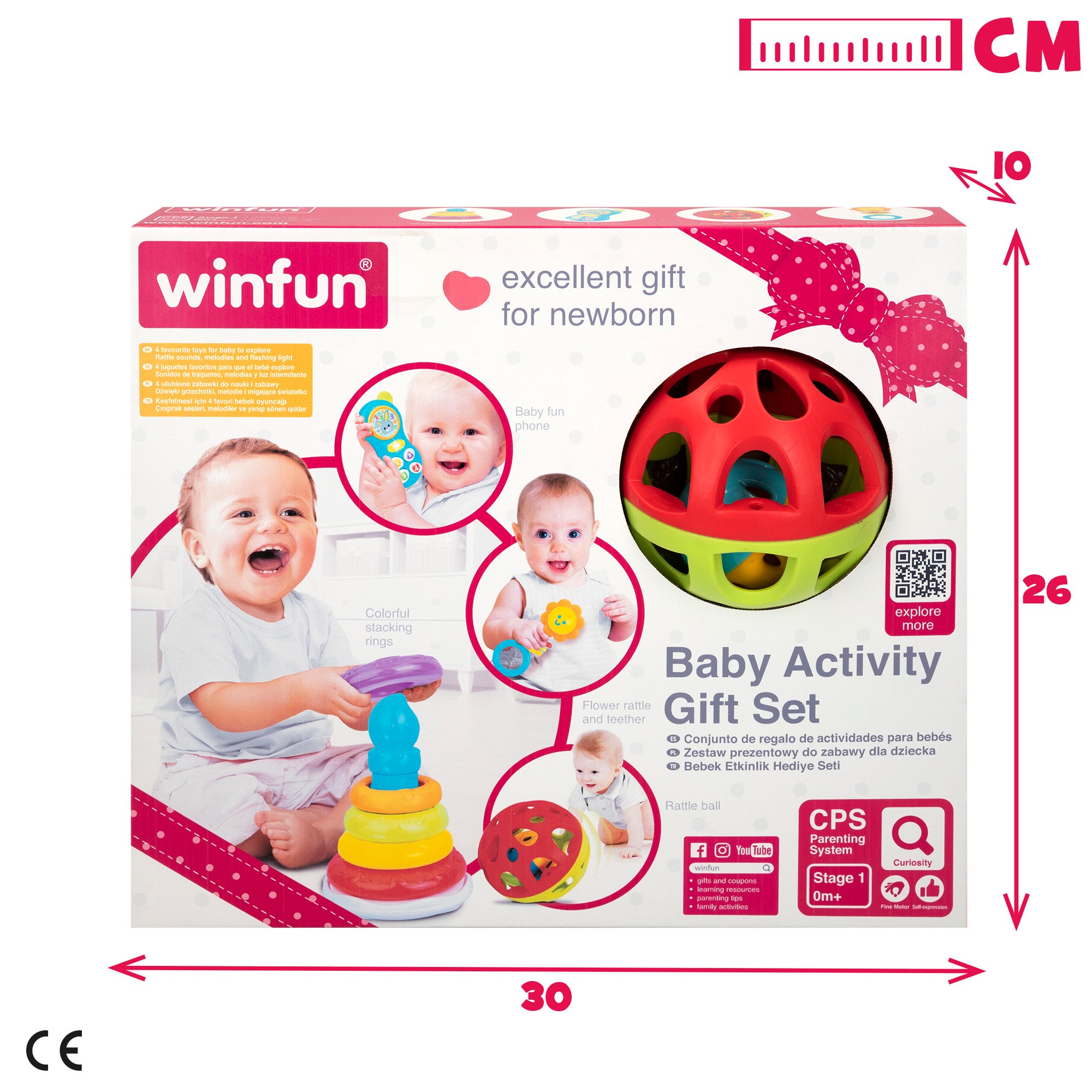 Winfun Set 4 juguetes para bebés