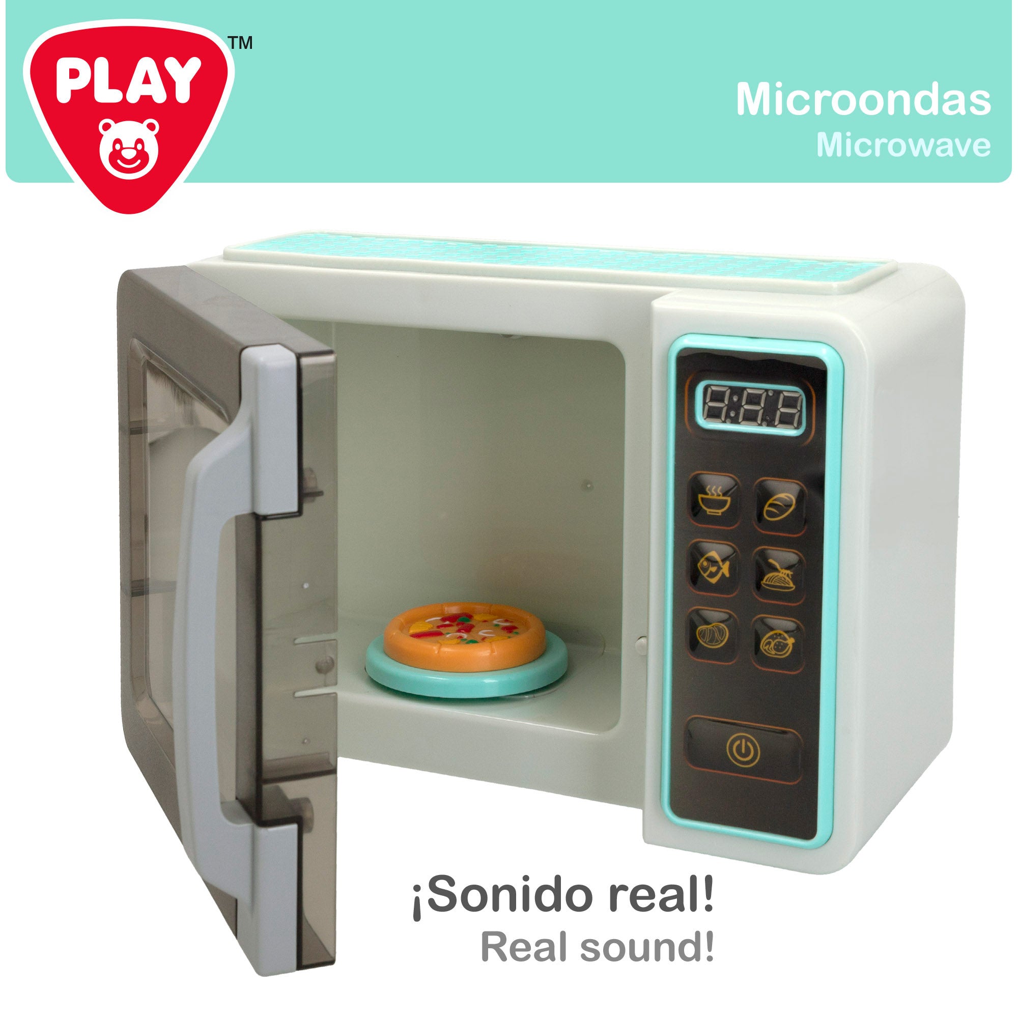 PLAY Microondas juguete con luz y sonido