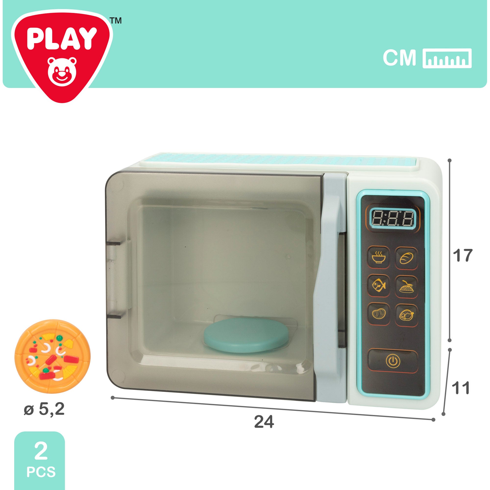 PLAY Microondas juguete con luz y sonido