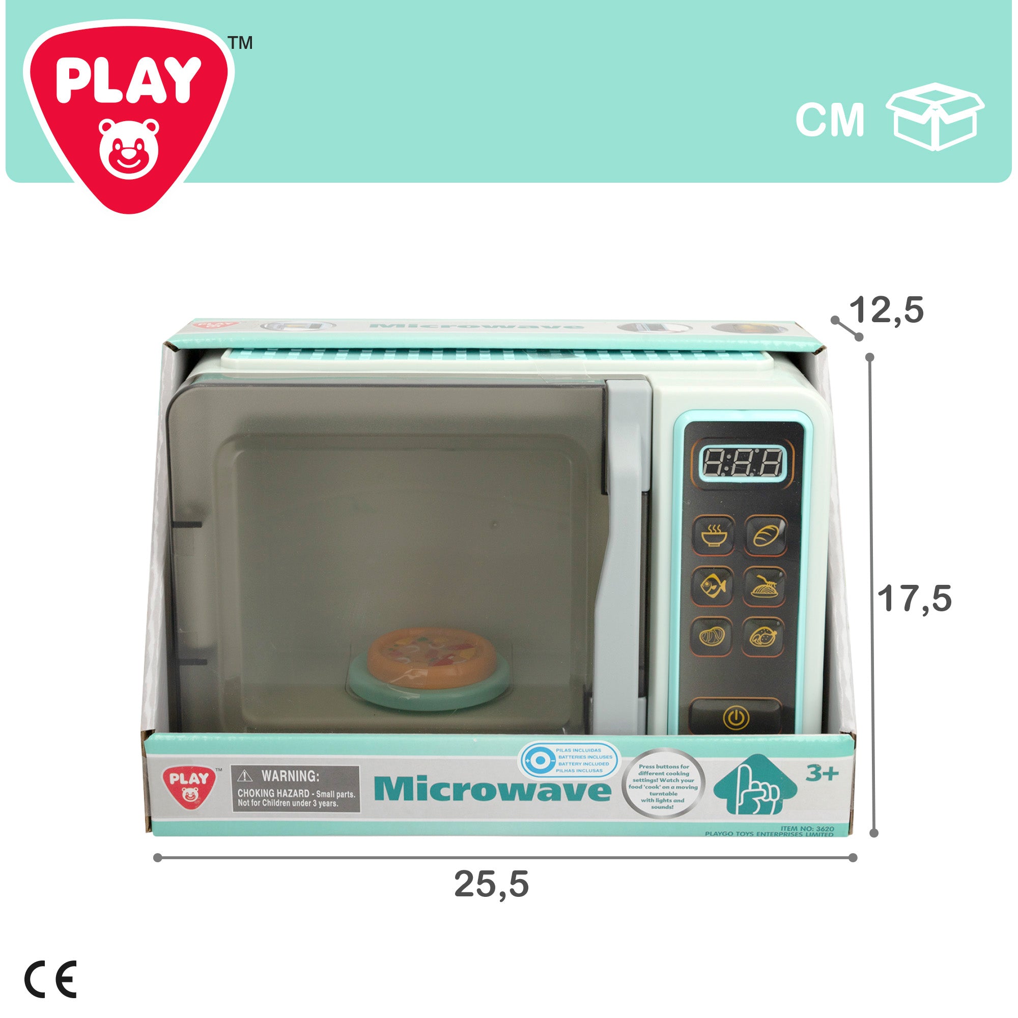 PLAY Microondas juguete con luz y sonido