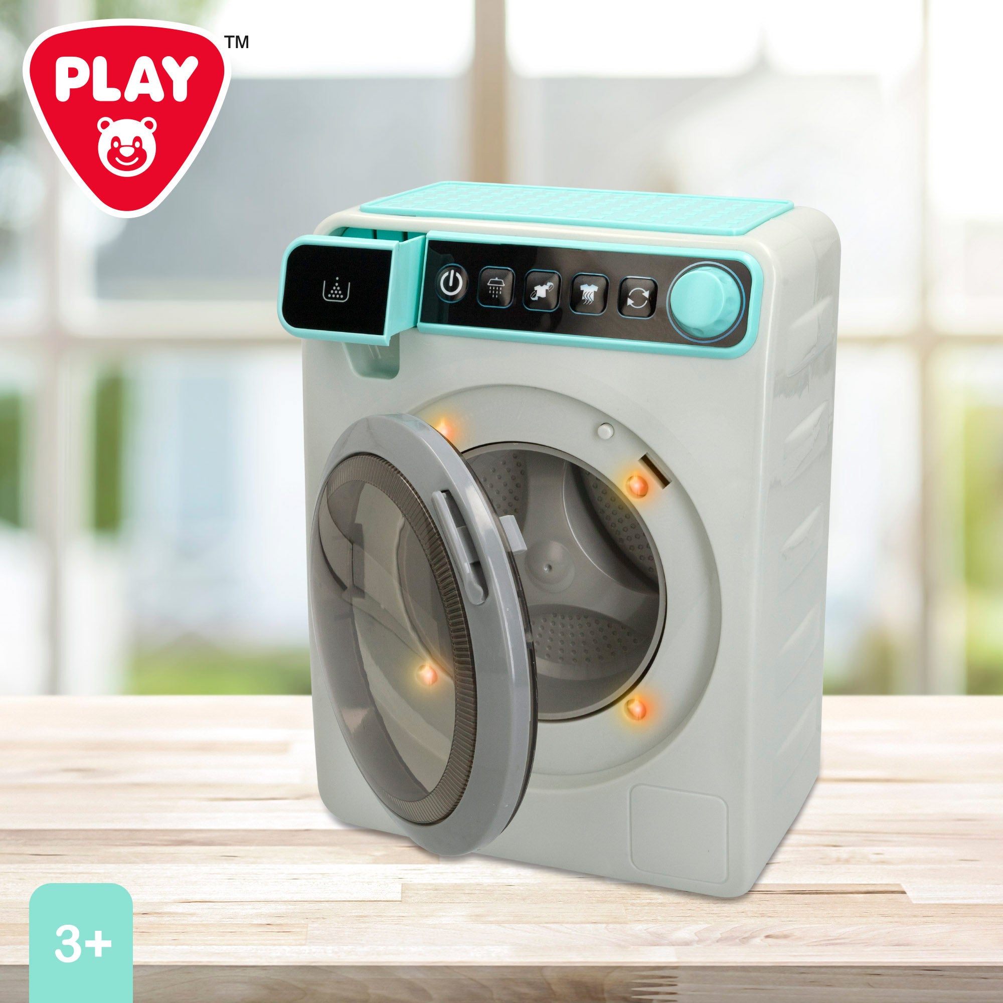 PLAY Lavadora juguete con luz y sonido