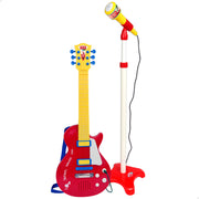 Guitarra eléctrica de juguete 55 cm con micrófono de pie Bontempi