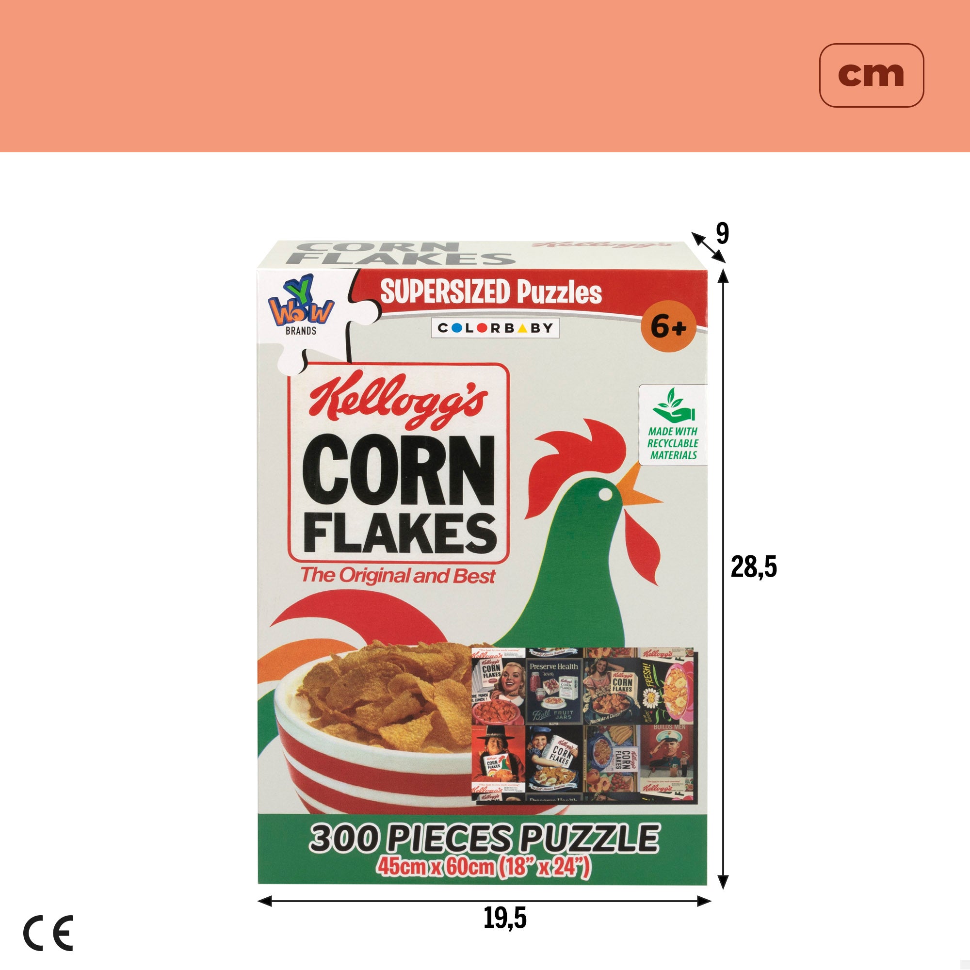 Puzzle infantil Kelloggs's Corn Flakes 300 piezas CB Toys