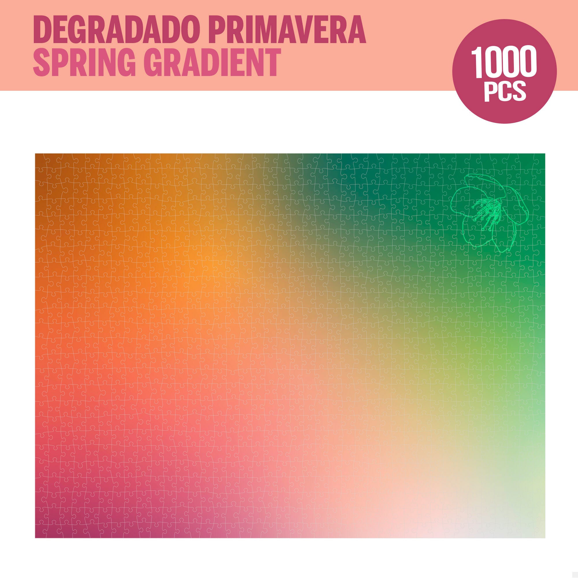 Puzzle de colores 1000 piezas CB Toys