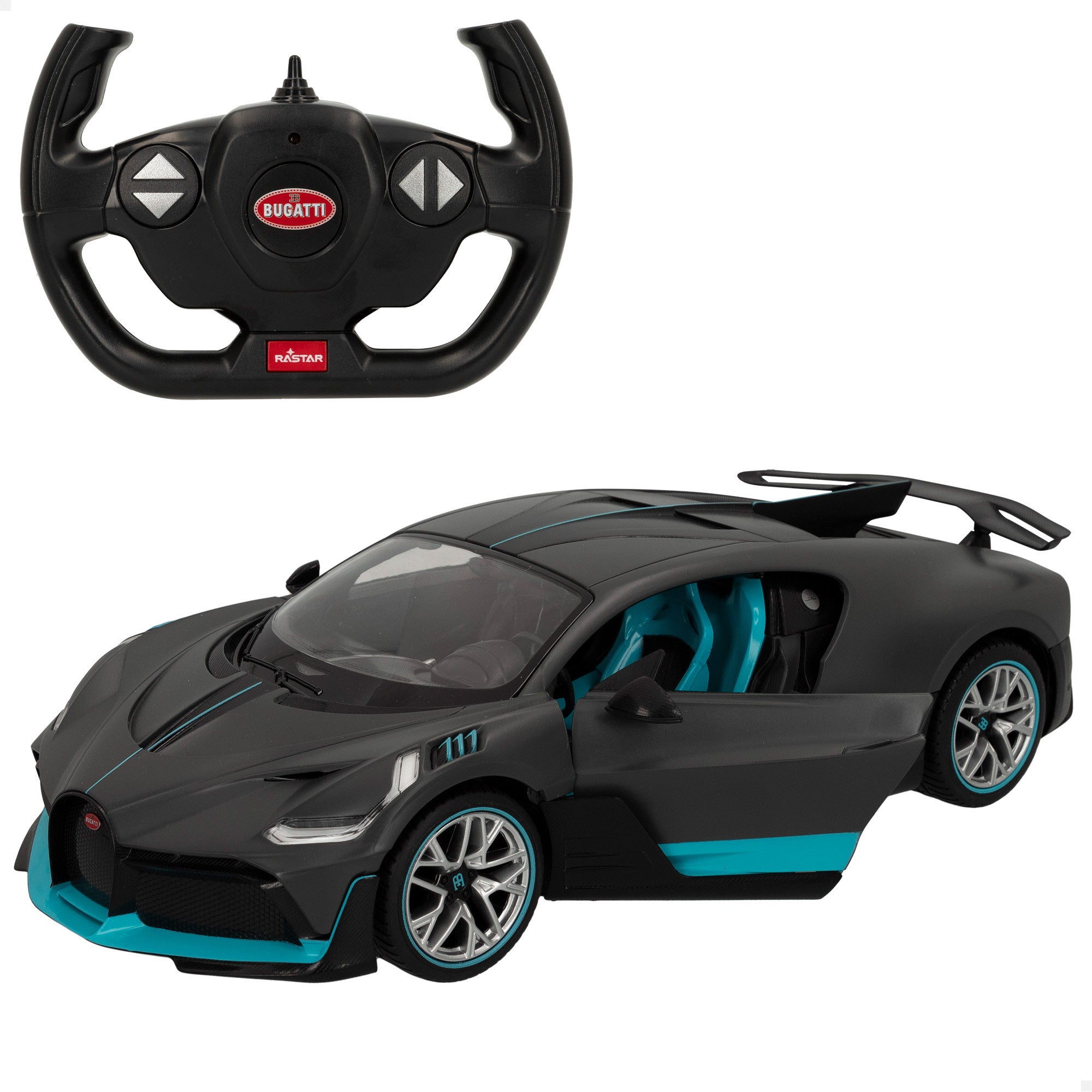 RASTAR Coche teledirigido Bugatti Divo con luces 1:14