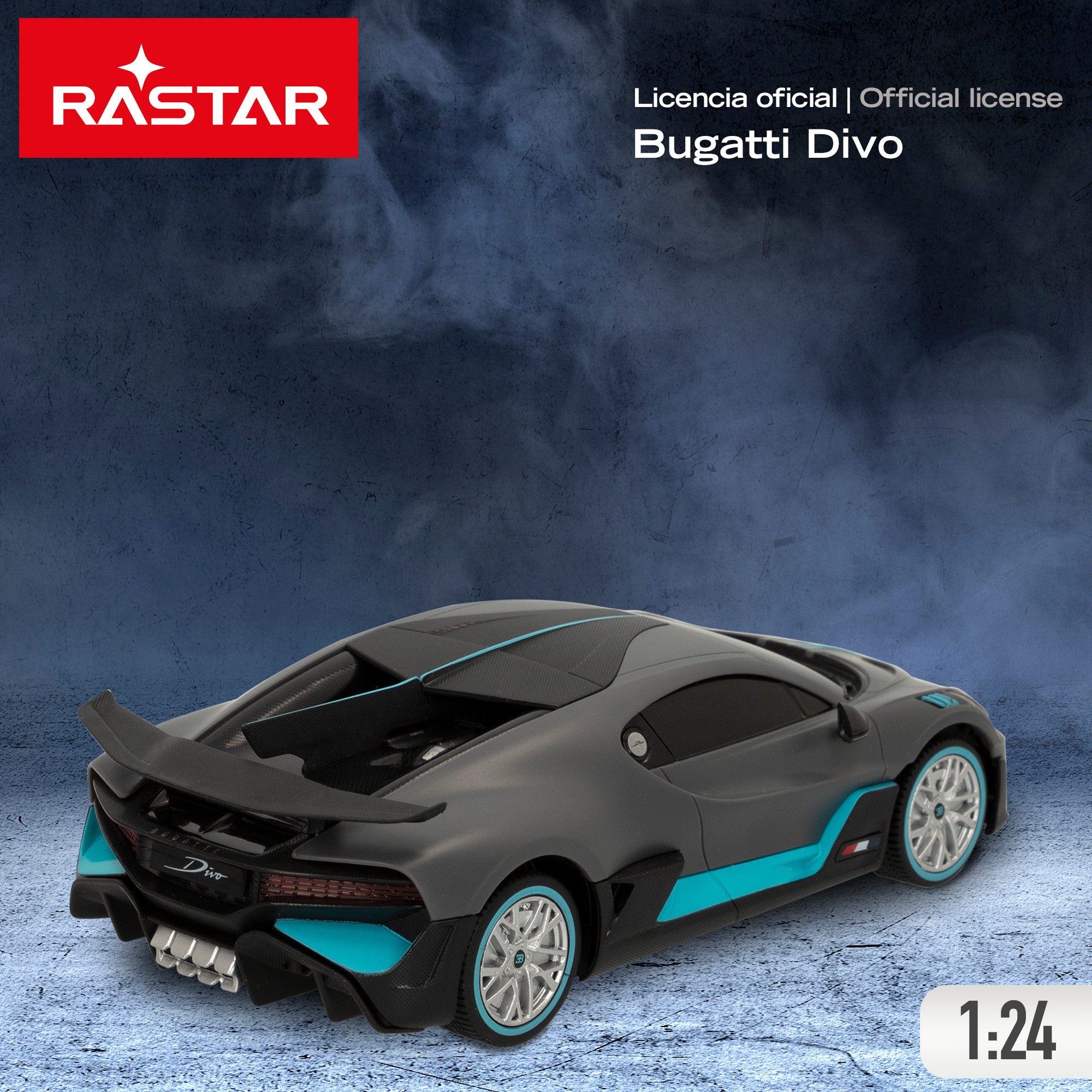 RASTAR Coche teledirigido Bugatti Divo 1:24