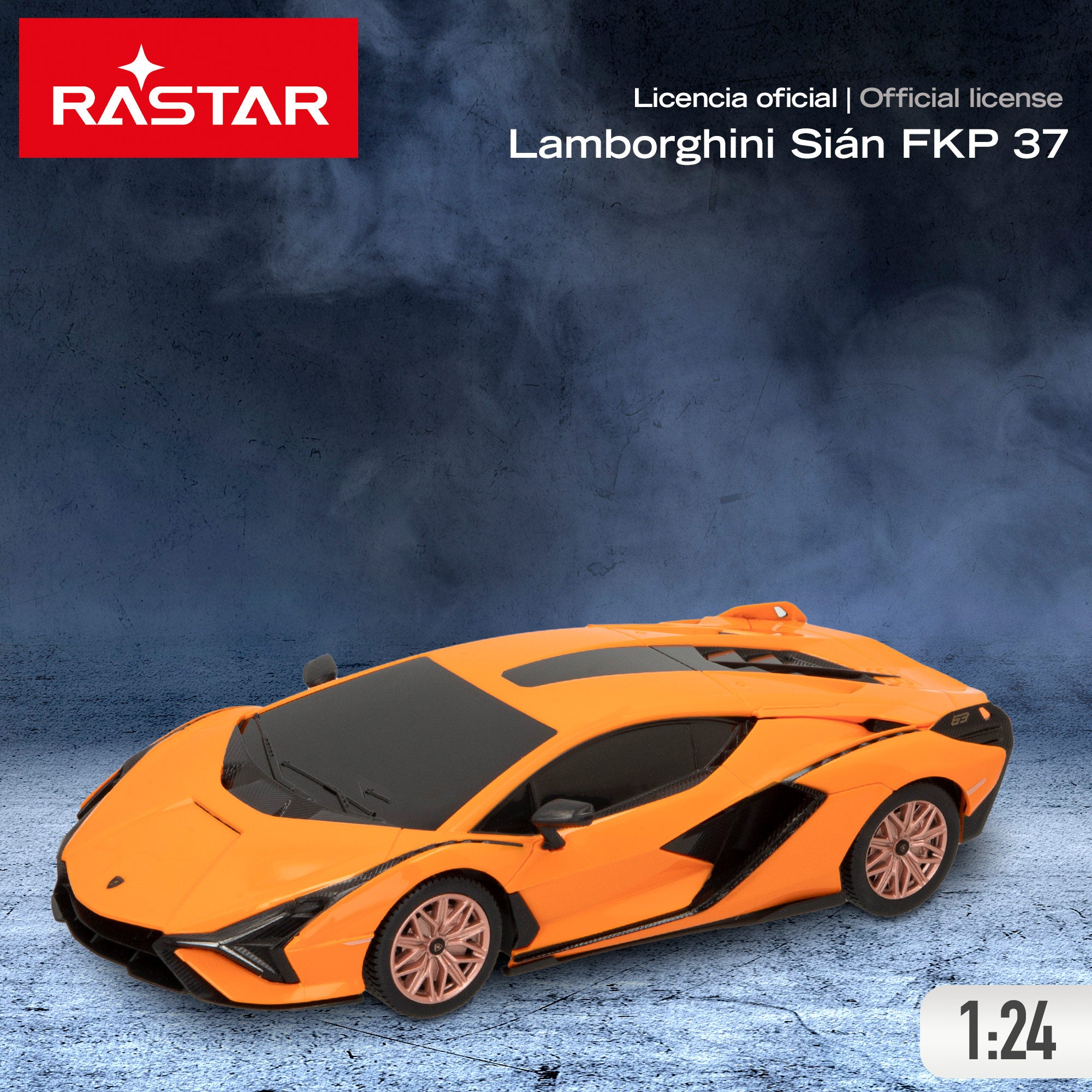 RASTAR Coche teledirigido Lamborghini Sián FKP 37 1:24