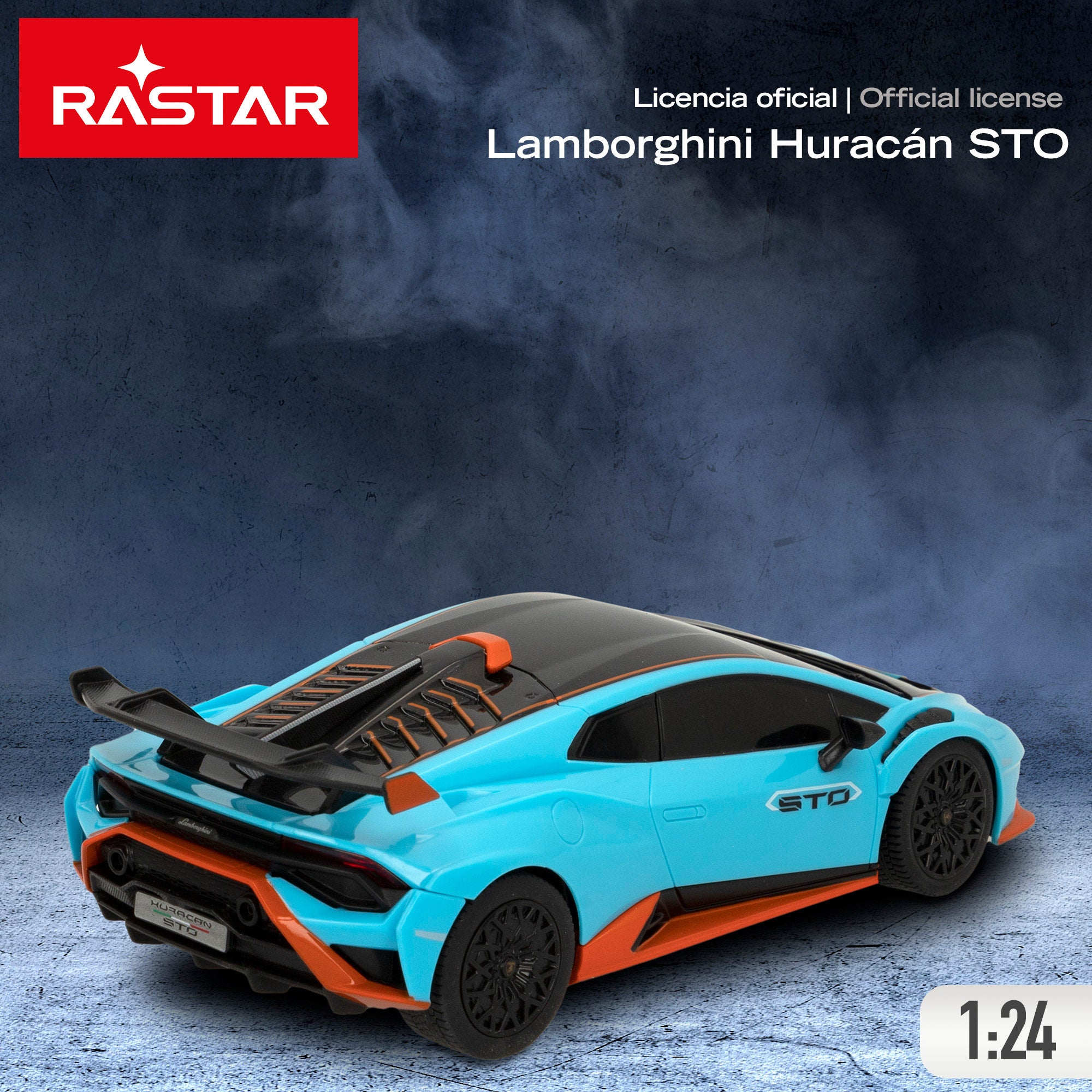 RASTAR Coche teledirigido Lamborghini Huracán STO 1:24