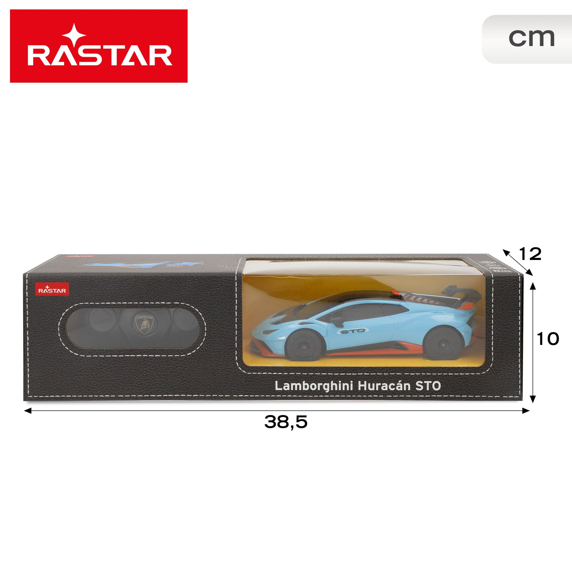 RASTAR Coche teledirigido Lamborghini Huracán STO 1:24