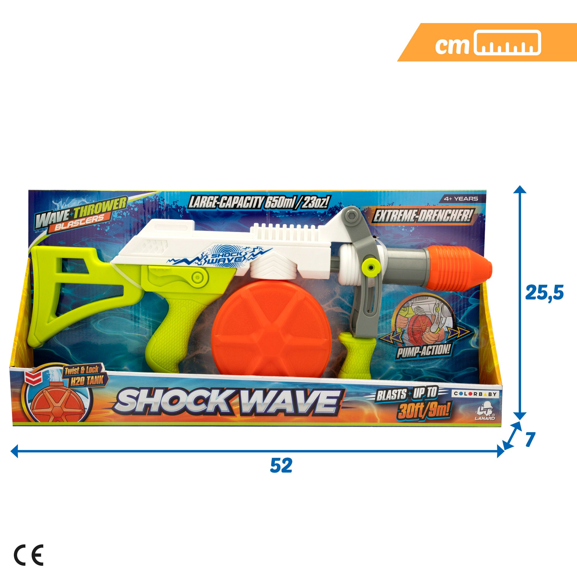 Pistola de agua con depósito extraíble Wave Thrower
