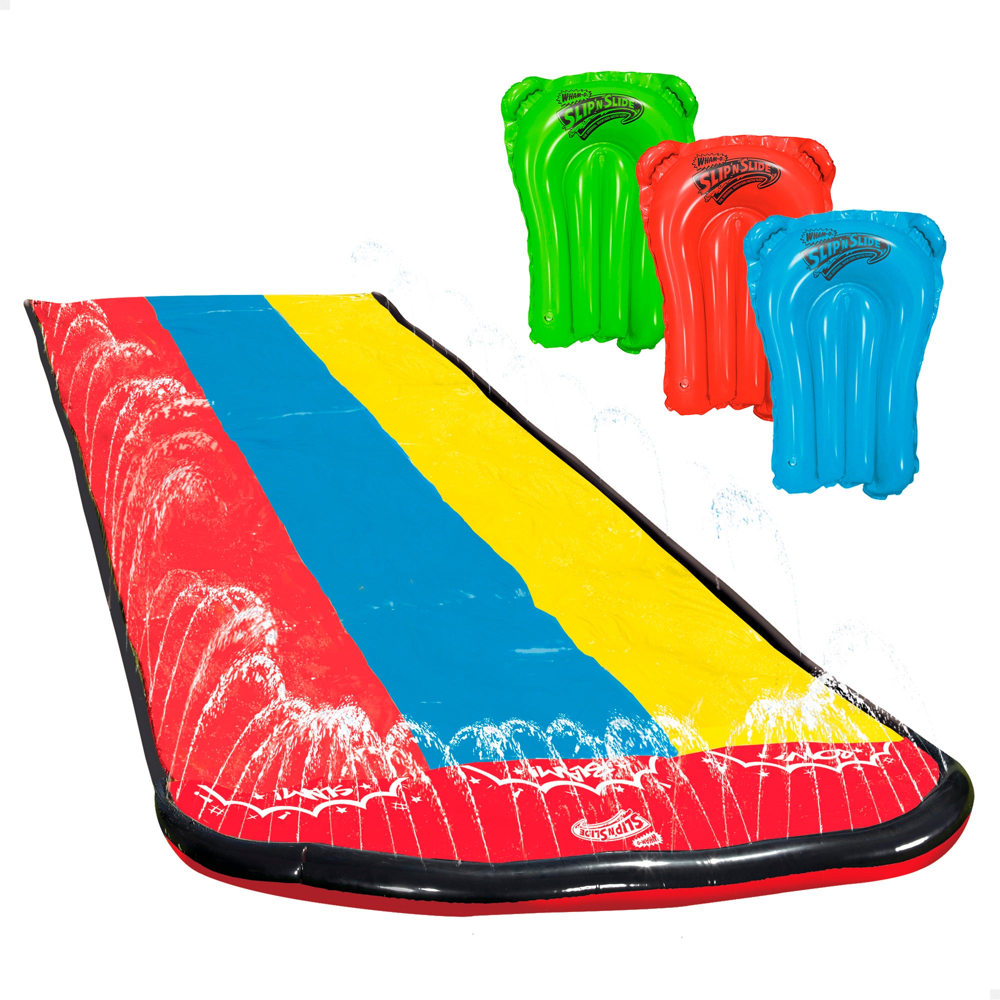 Slip 'N Slide Pista deslizante agua 4,8 m c/3 tablas de surf