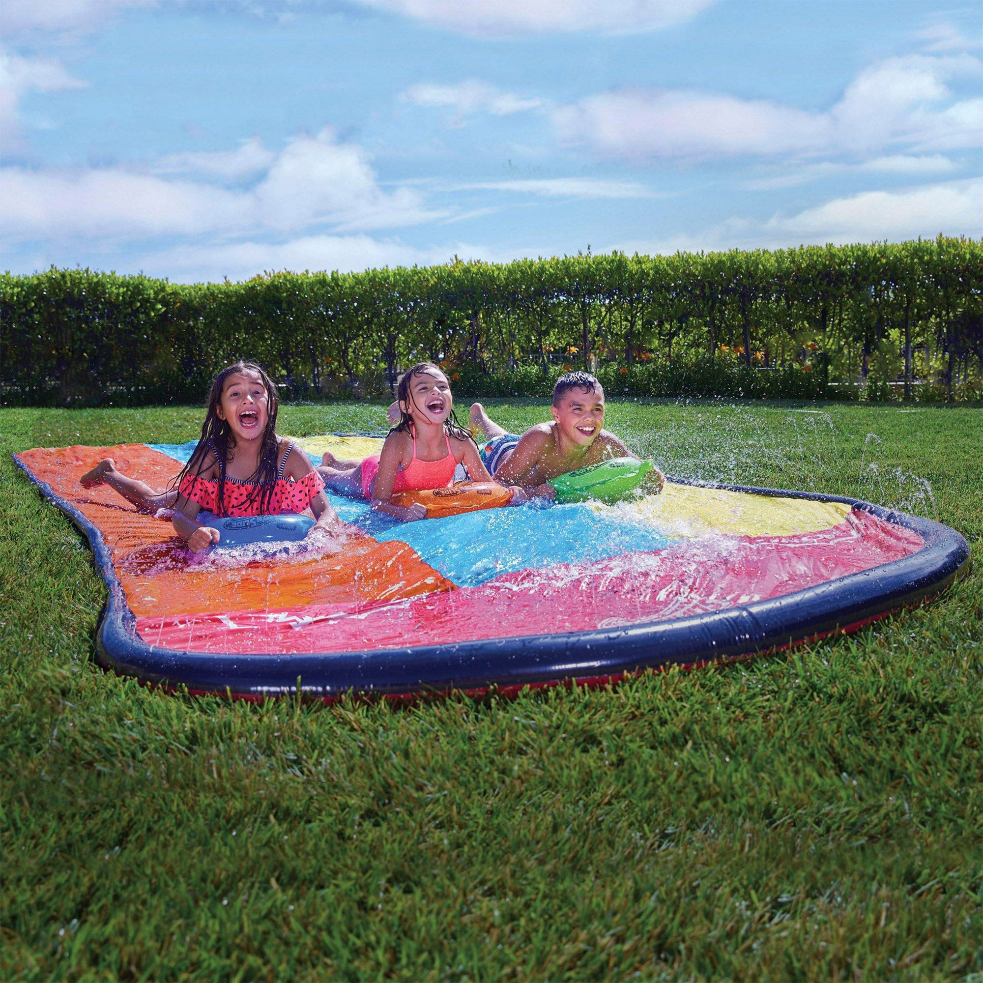Slip 'N Slide Pista deslizante agua 4,8 m c/3 tablas de surf