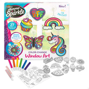 Shimmer 'n Sparkle Atrapasoles y pegatinas para ventanas que cambian color