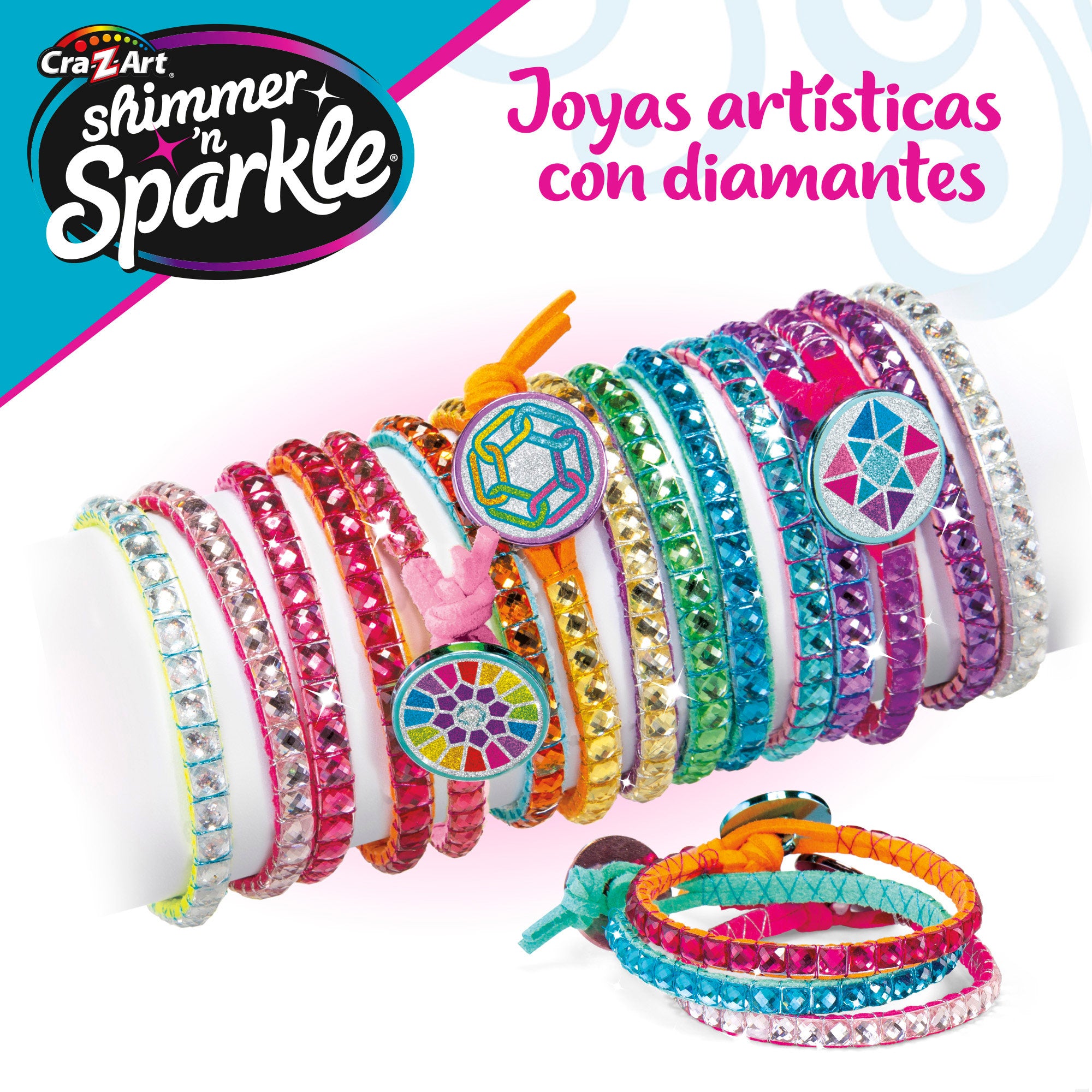 Shimmer 'n Sparkle Set de pulseras brillantes