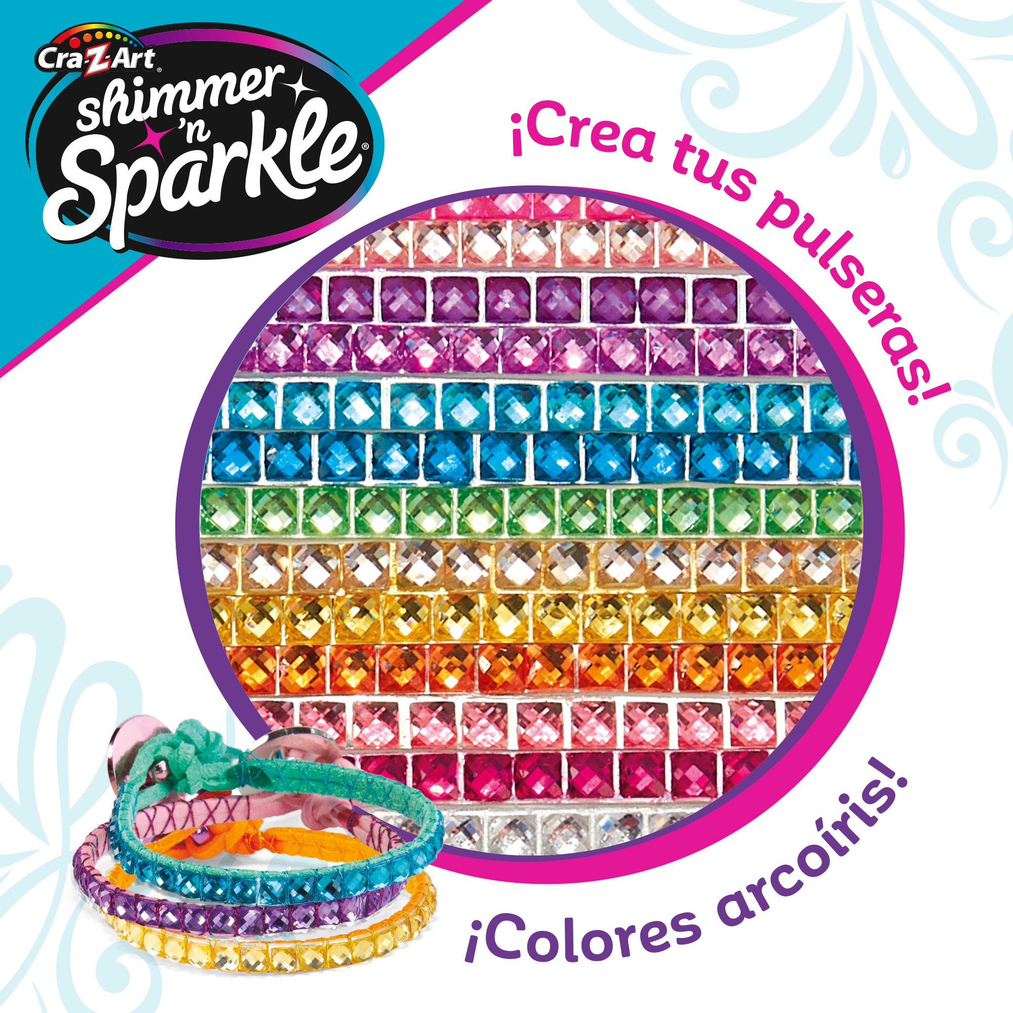 Shimmer 'n Sparkle Set de pulseras brillantes