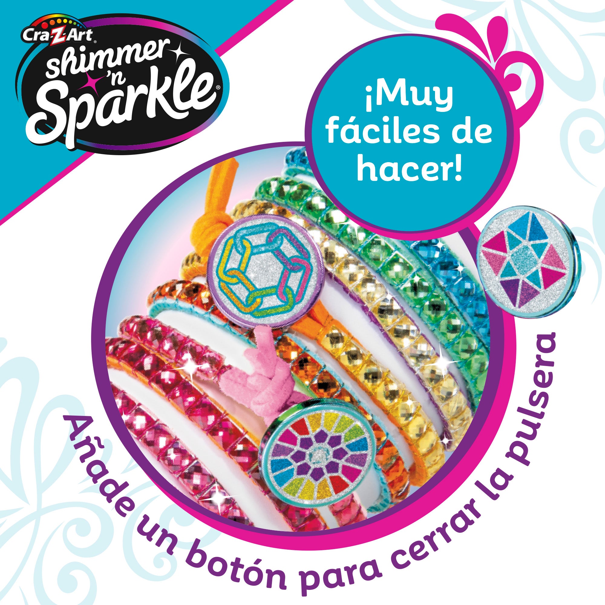 Shimmer 'n Sparkle Set de pulseras brillantes