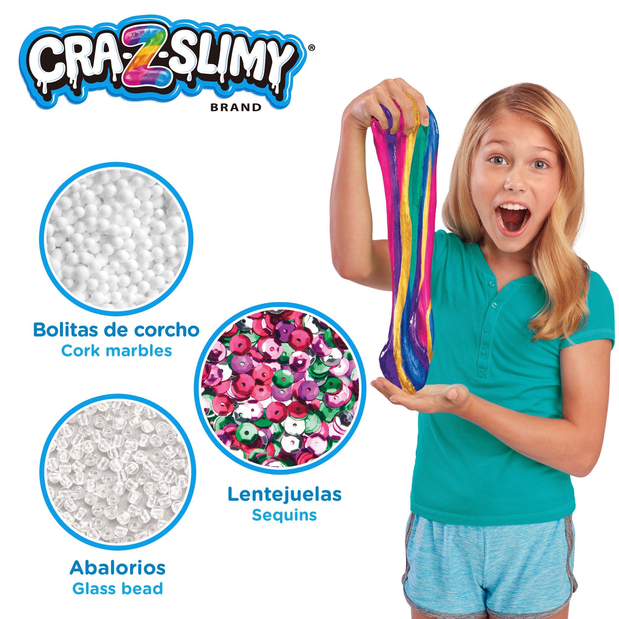 Pack 12 botes de slime con accesorios Cra-Z-Slimy